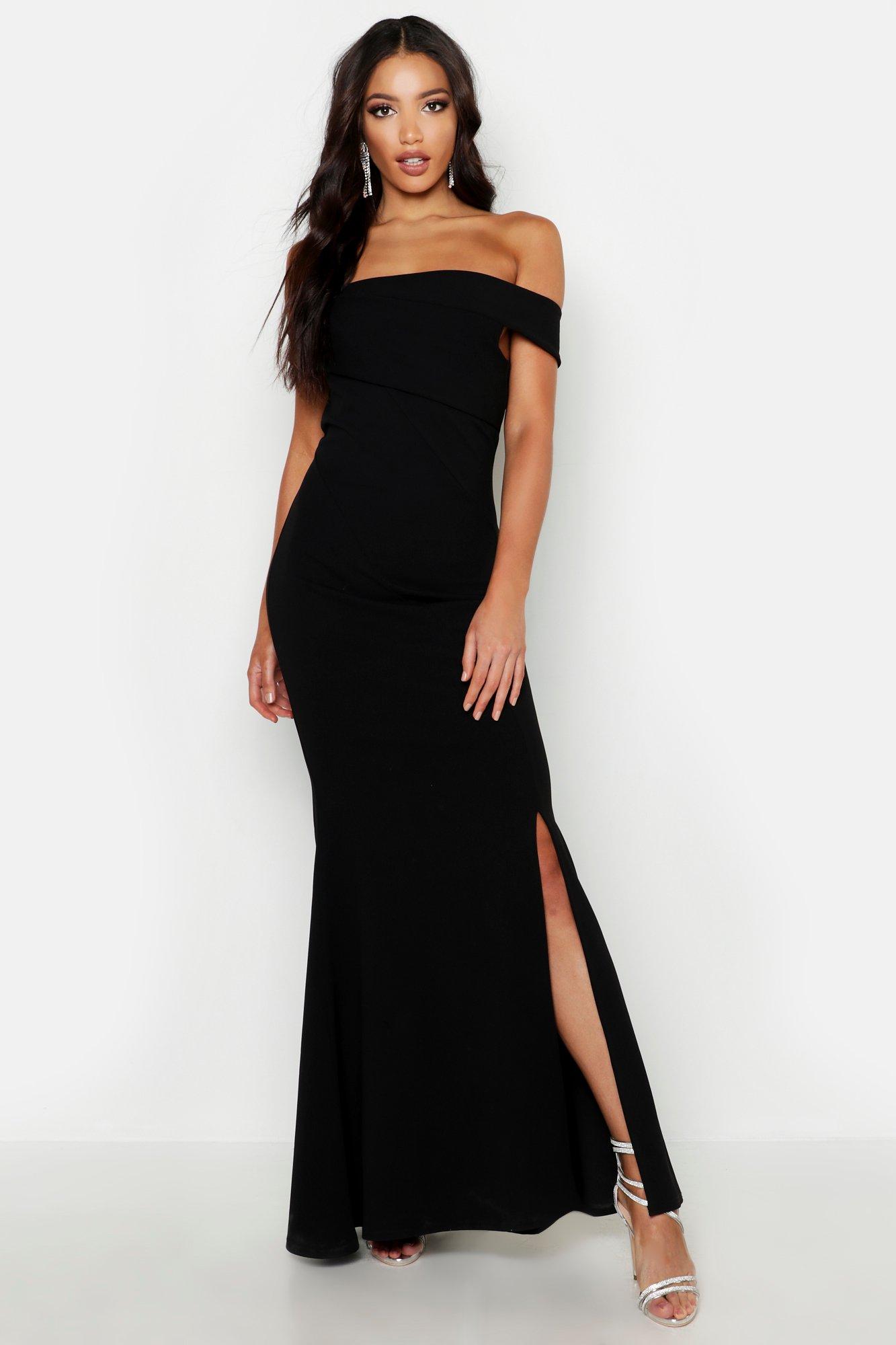 extreme split maxi dress