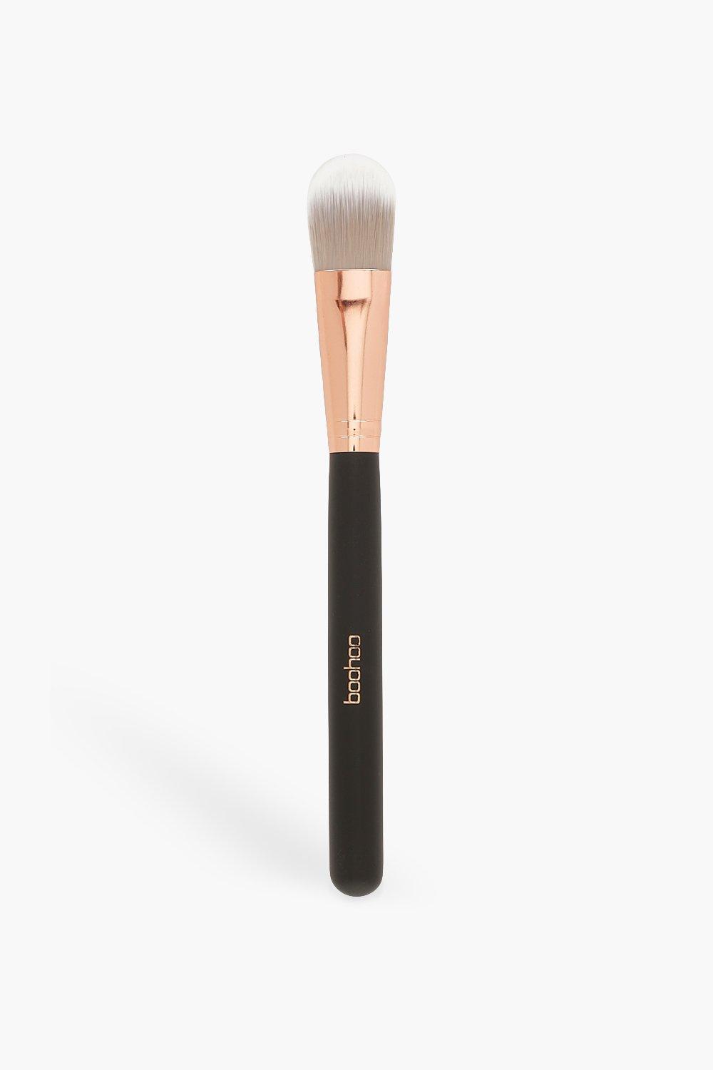 Womens Boohoo Flawless Foundation Brush - Black - One Size, Black
