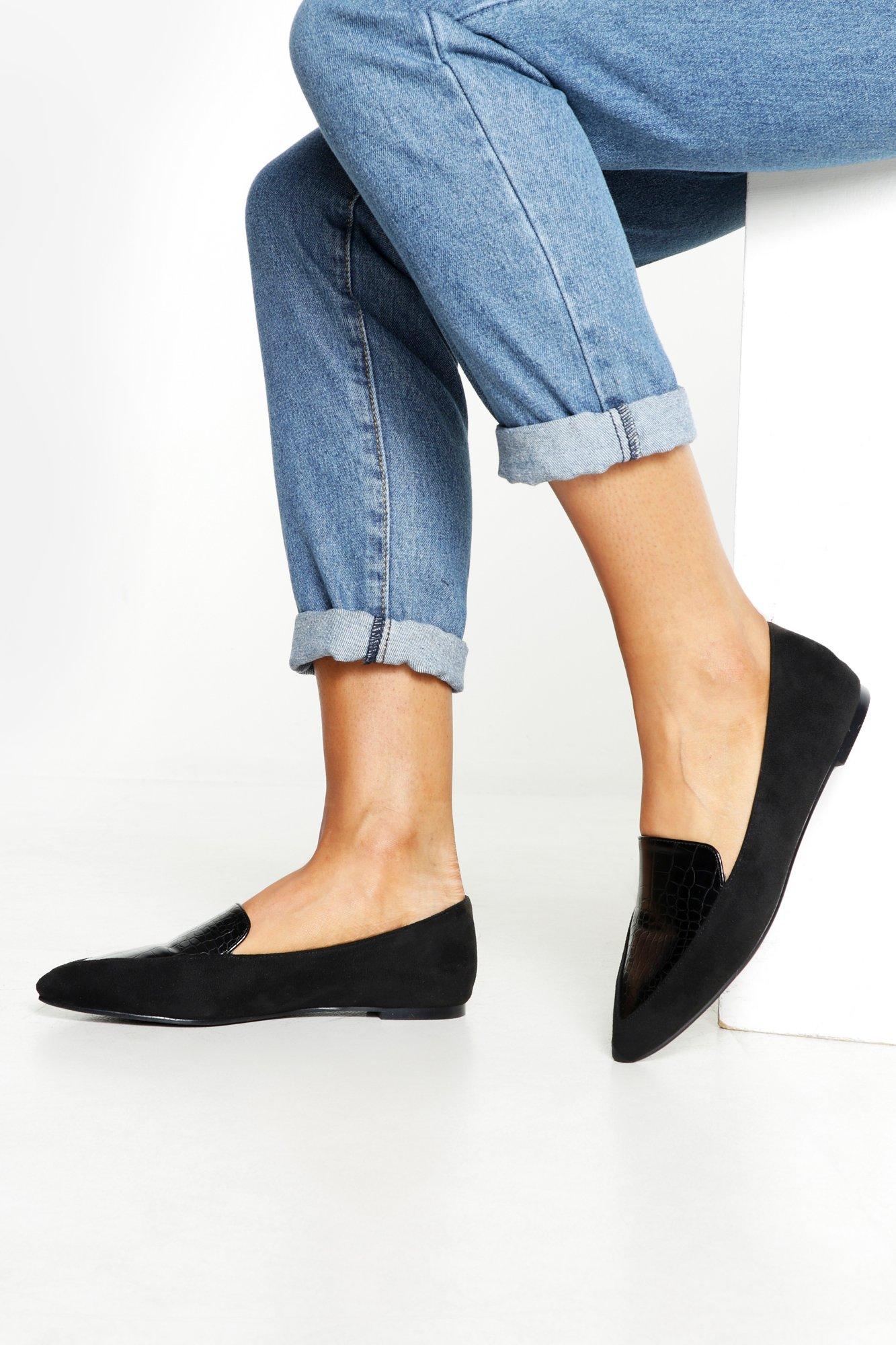 crocs pointed flats