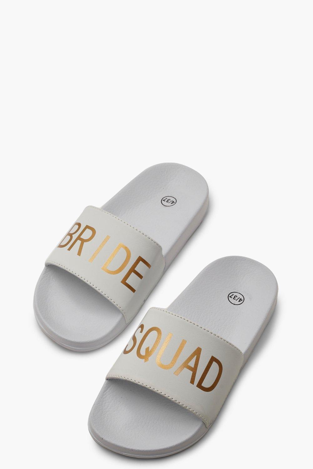 bride squad flip flops