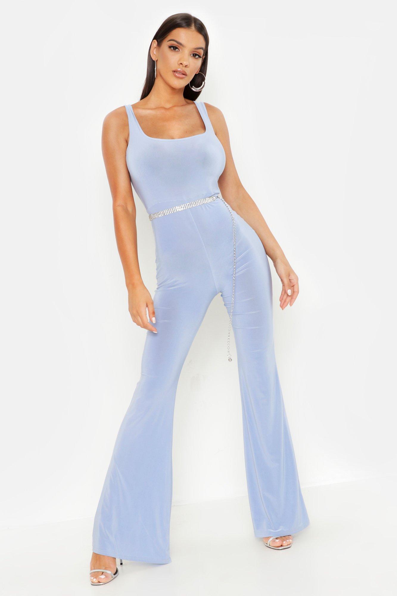 flared jump suit