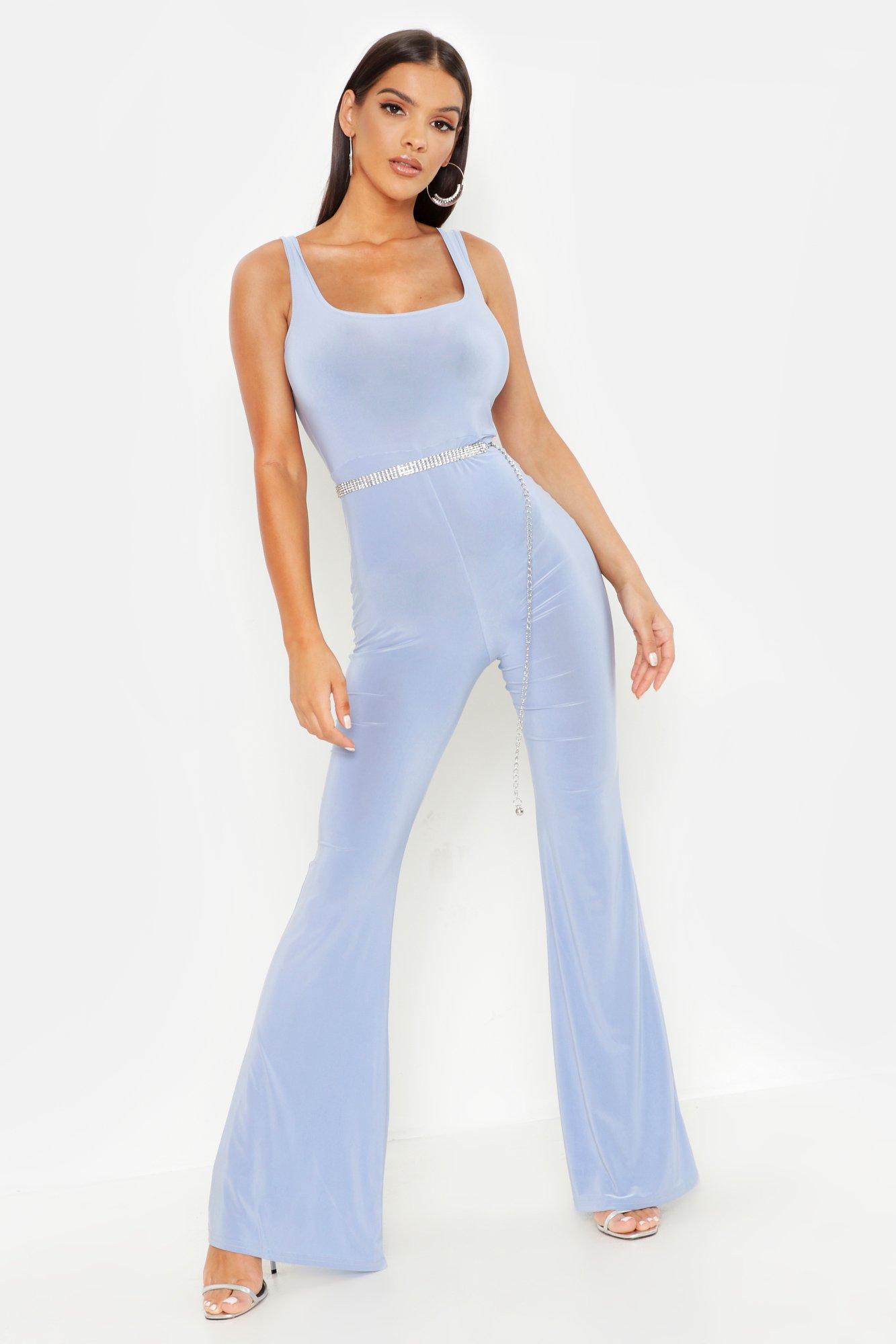 baby blue jumpsuit womens
