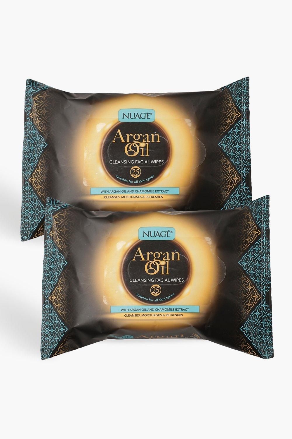 Womens Nuage Argan Oil Cleansing Wipes Twin Pack - Multi - One Size, Multi
