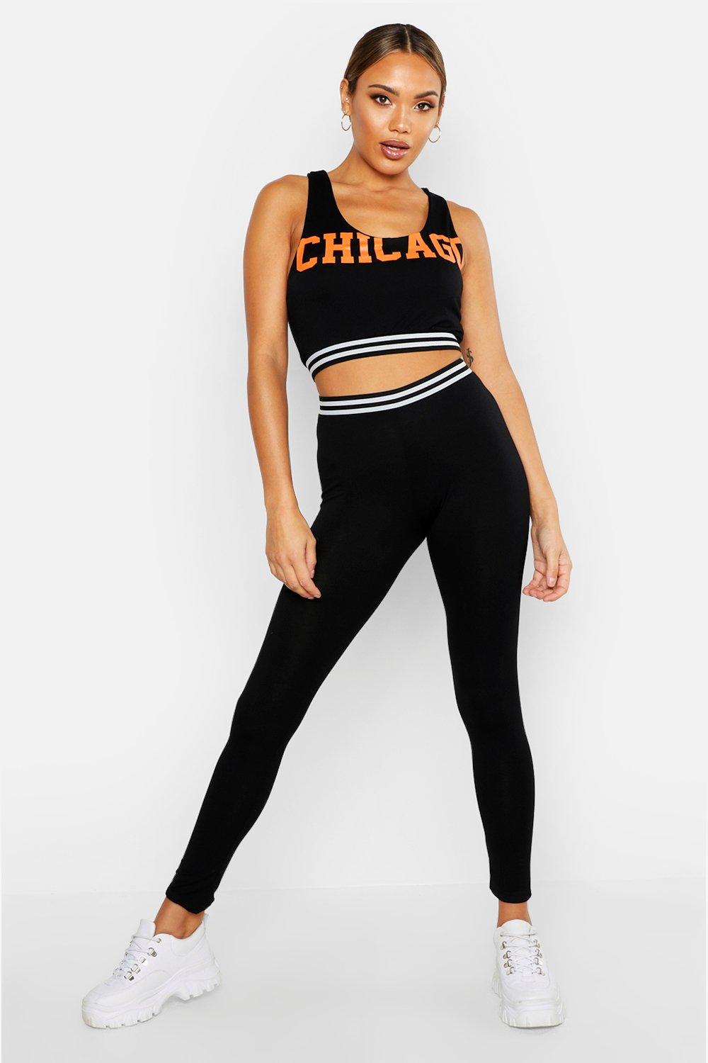 

Спортивный сет из джерси Chicago, Черный