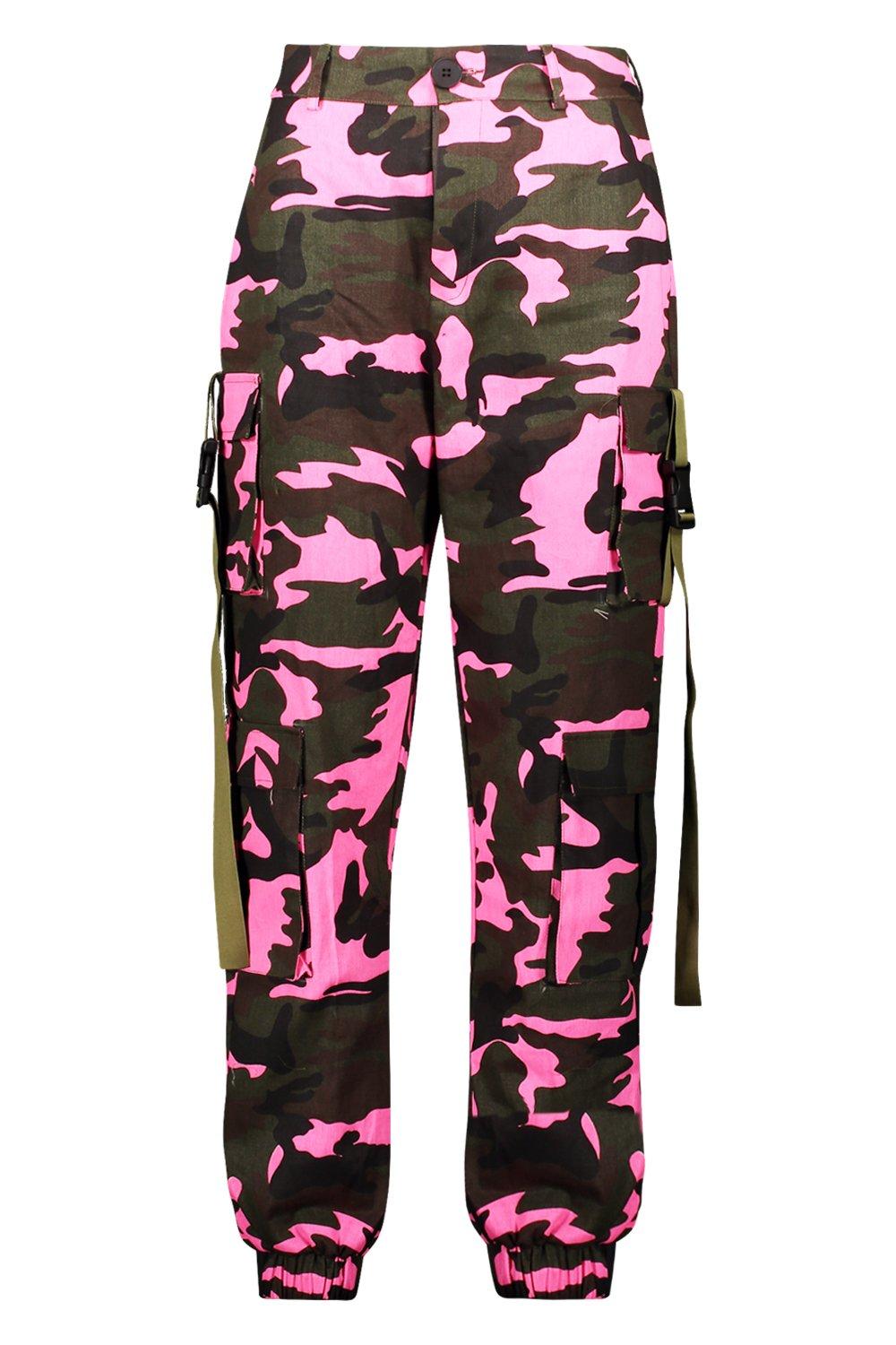 Pantalones Cargo Fluor Camuflaje Boohoo