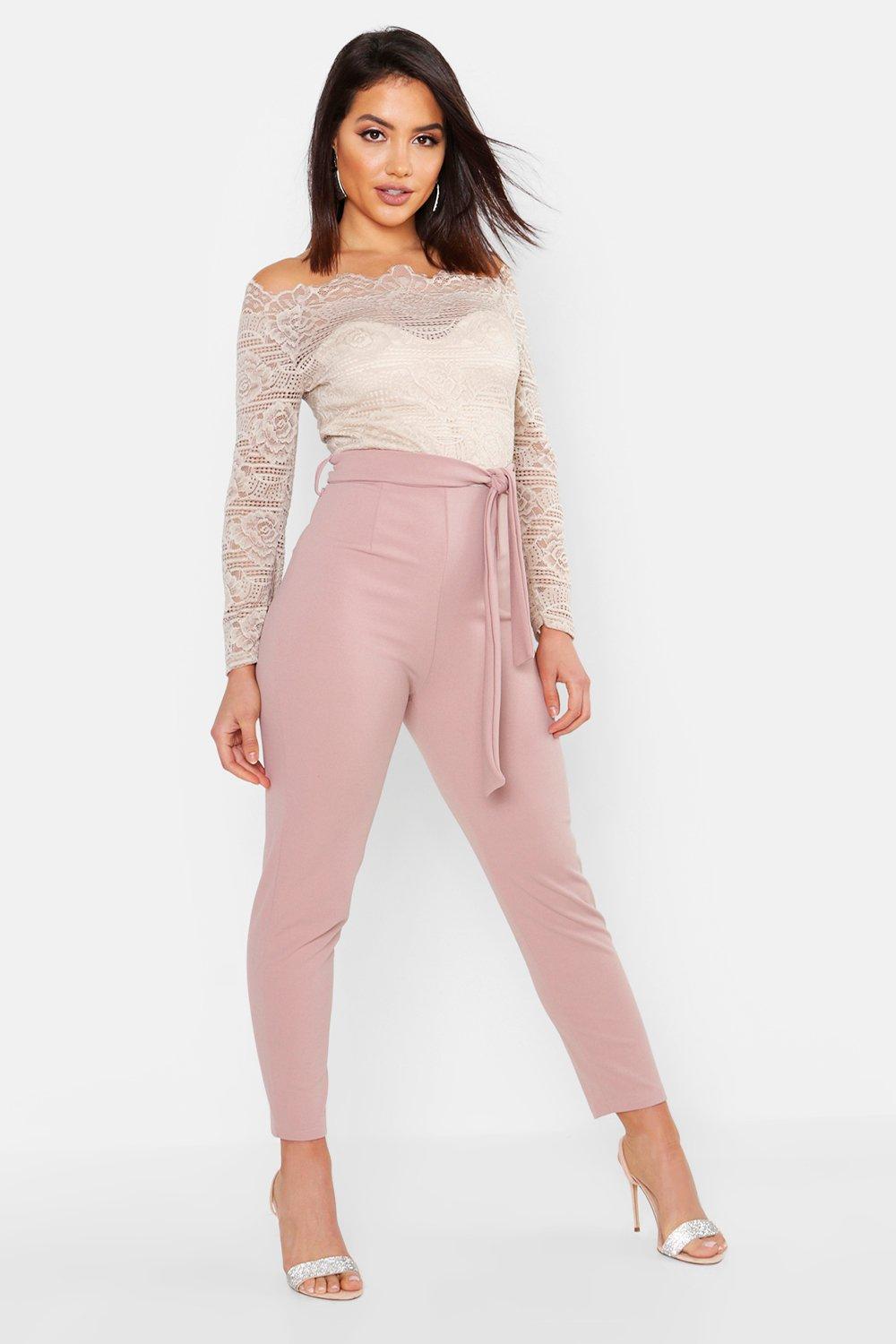 boohoo lace jumpsuit