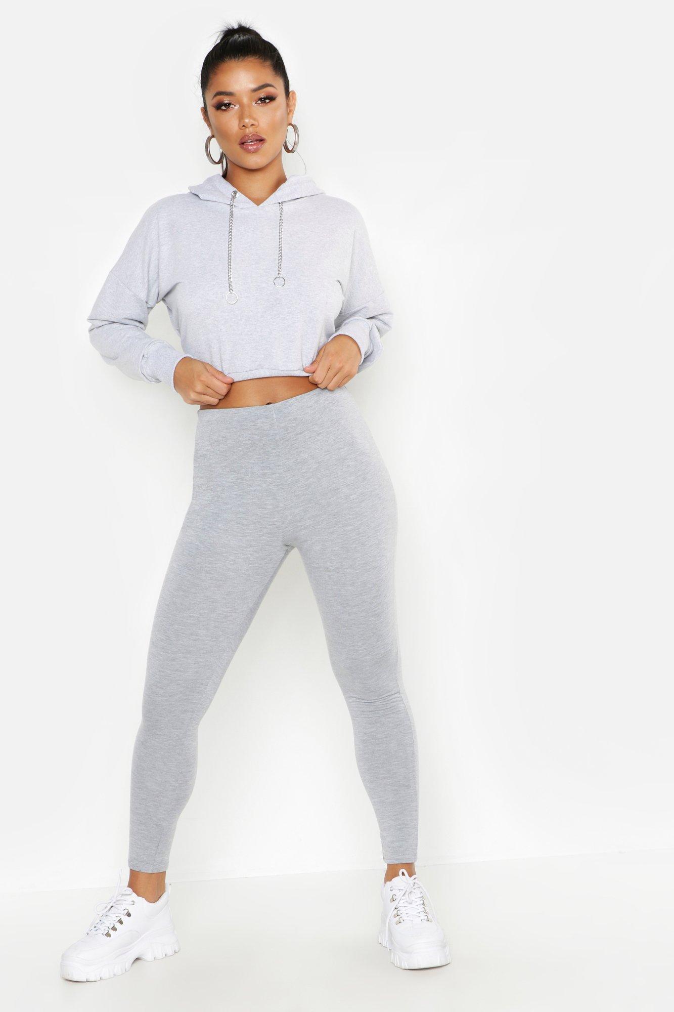 

Базовые леггинсы из джерси, Grey marl