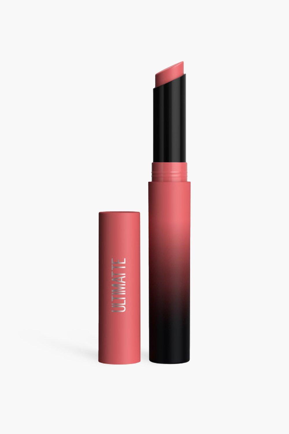 womens maybelline colour sensational ultimatte slim lipstick - pink - one size, pink