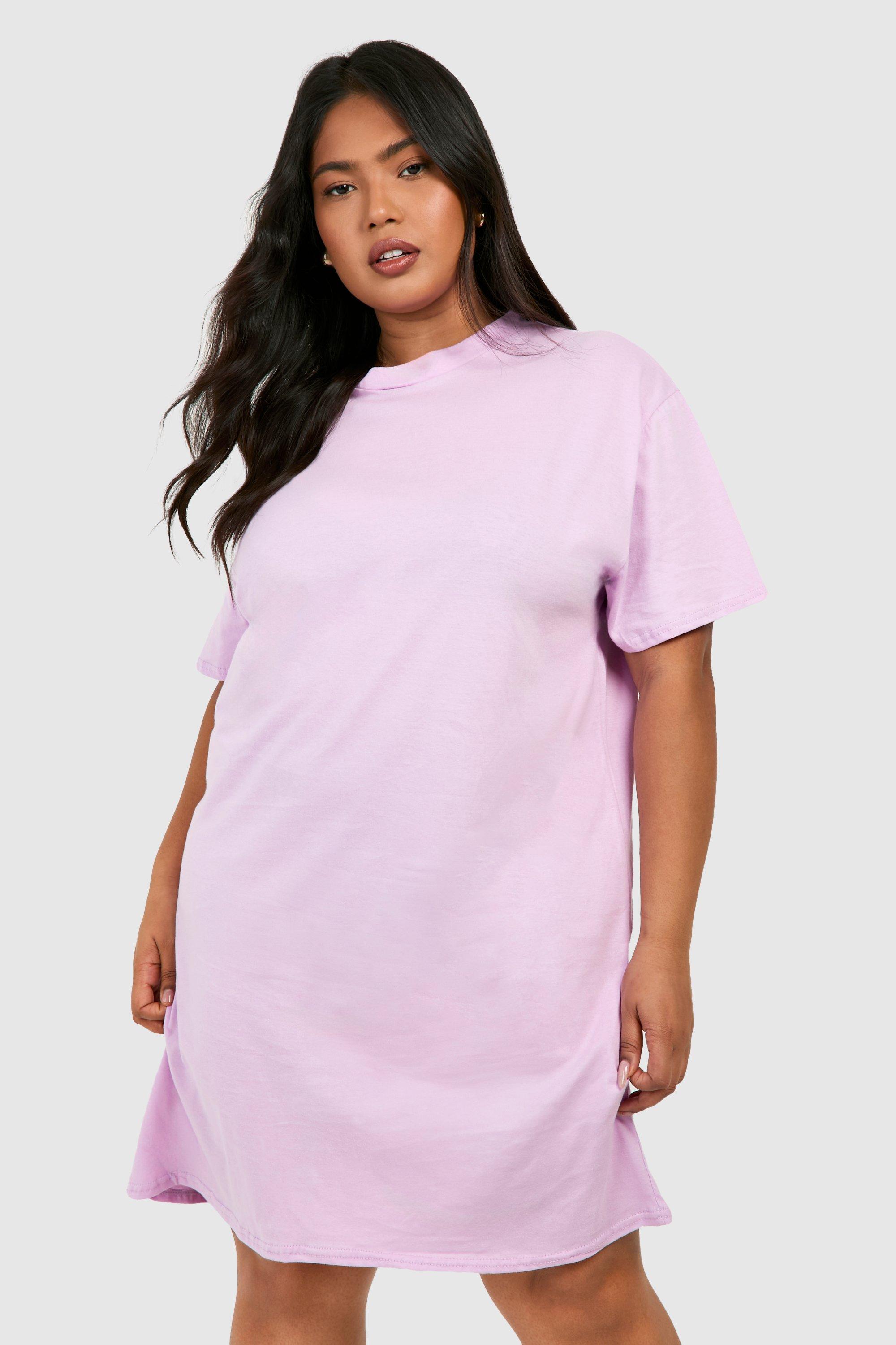 Image of Vestito T-shirt Plus Size sovratinto, Purple