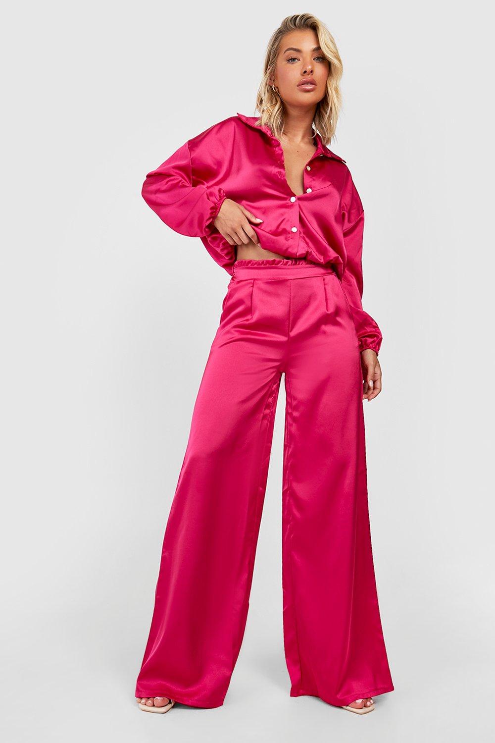 HM Women Satin trousers Price in India Full Specifications  Offers   DTashioncom