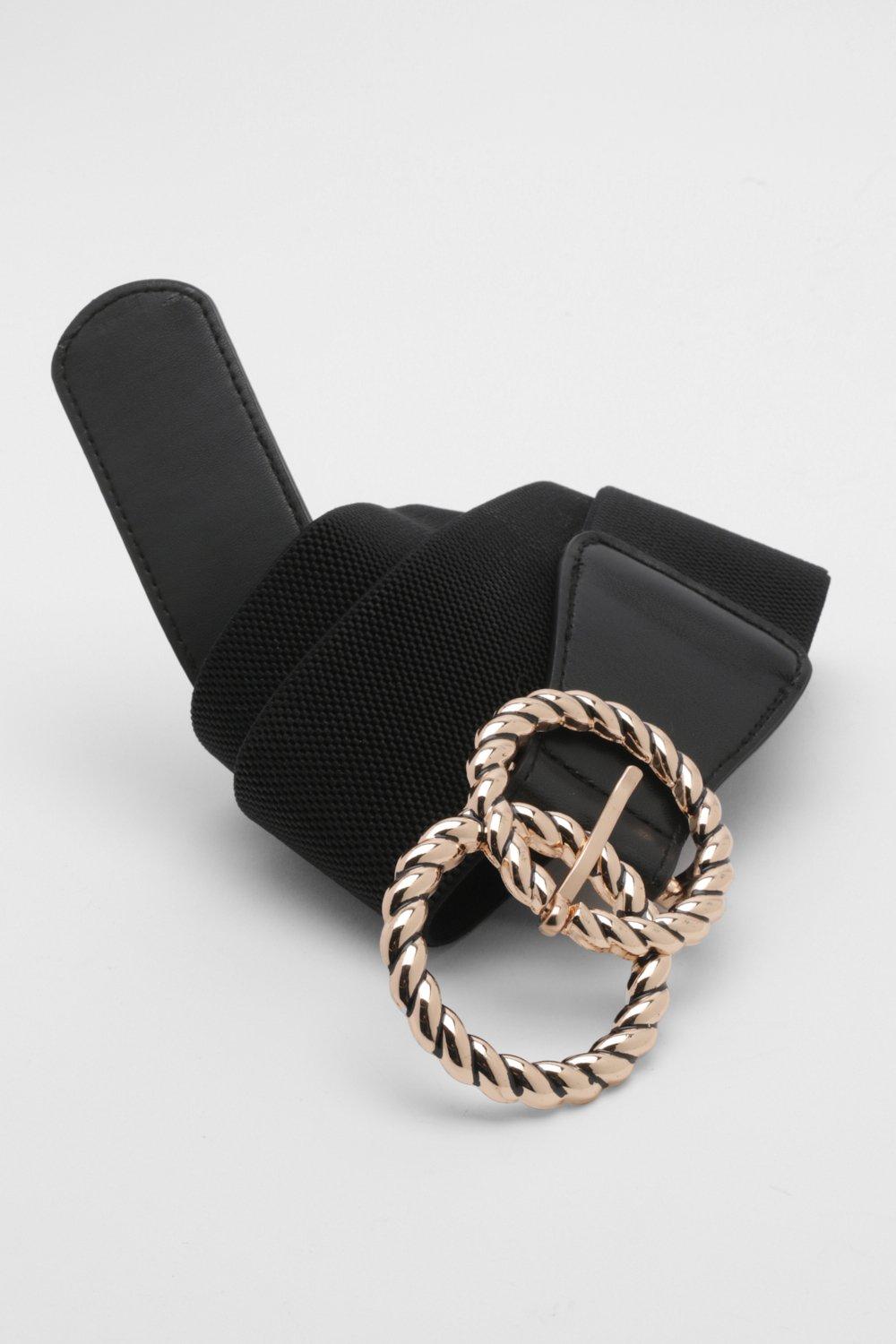 Click to view product details and reviews for Womens Plus Rope Gold Buckle Belt Black One Size Black.