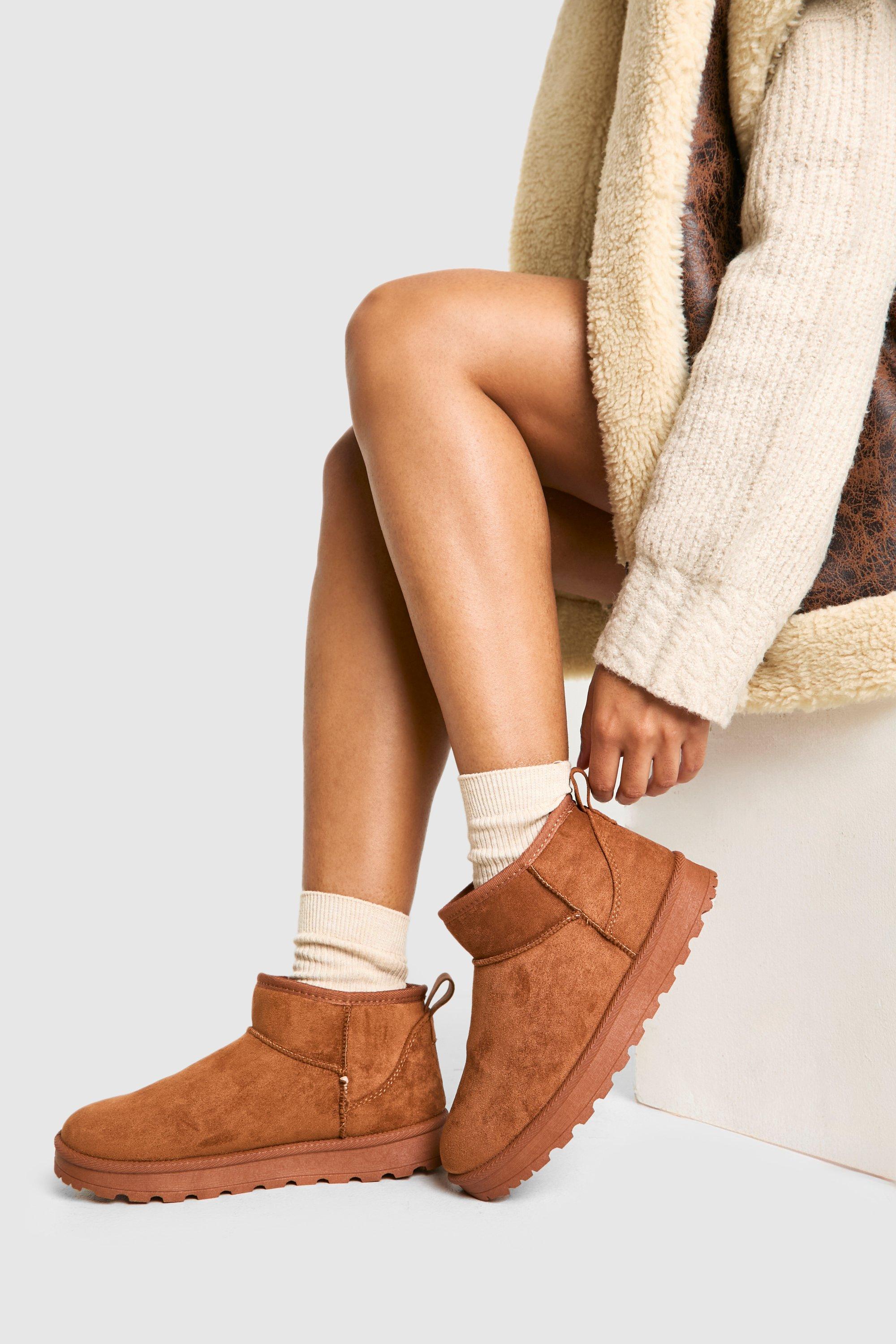 Image of Stivali mini comodi, Brown