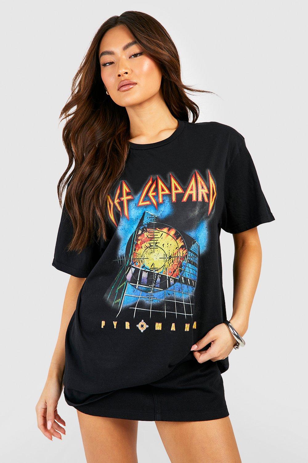 Image of        T-shirt Def Leppard, Nero