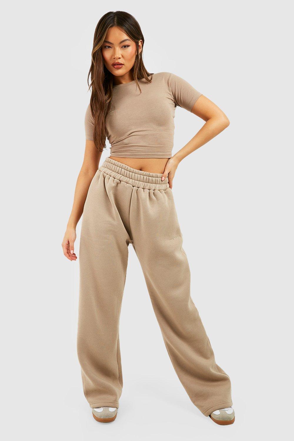 Womens Dsgn Studio Straight Leg Jogger - Beige - Xl, Beige