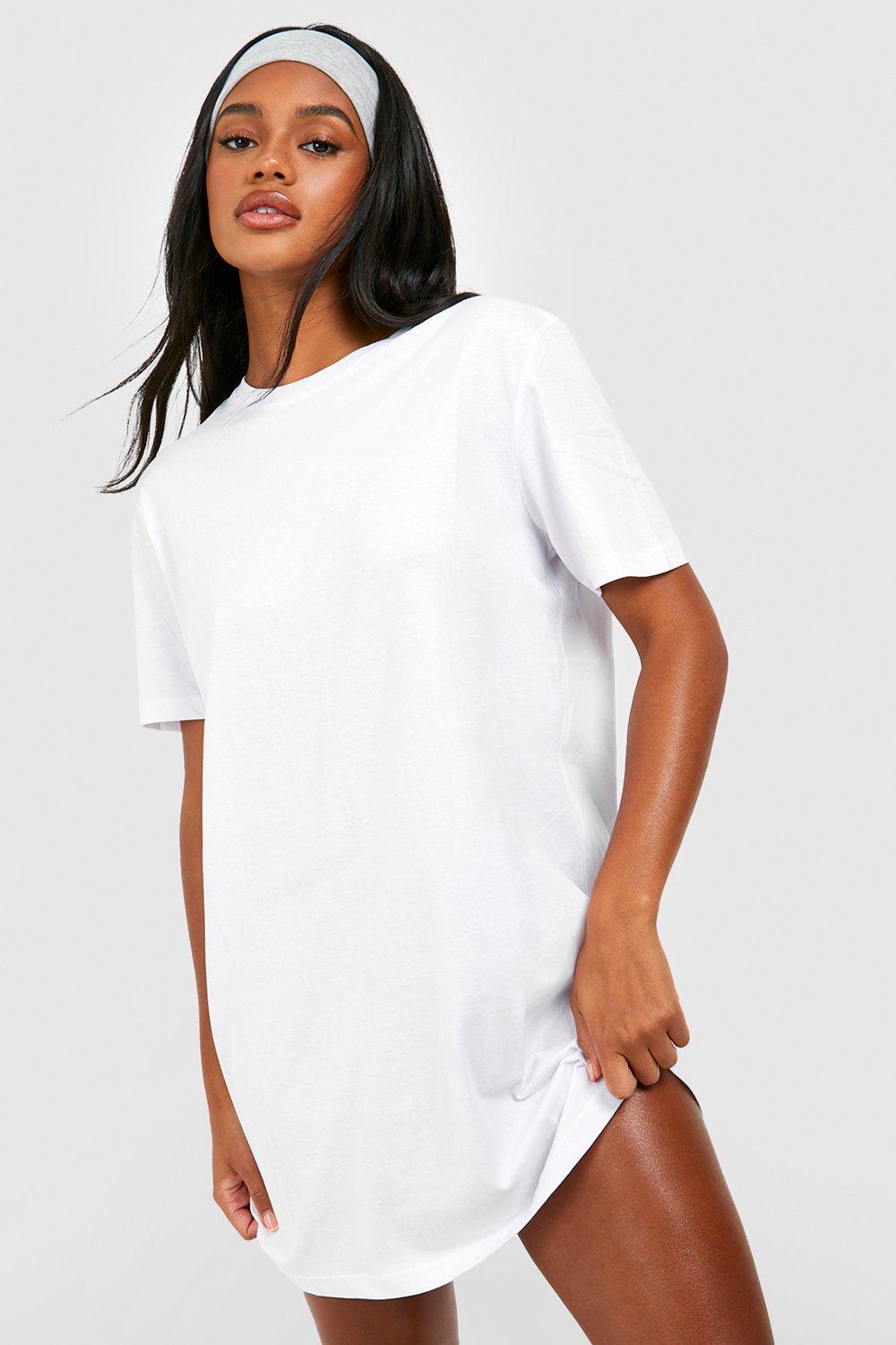 Image of Vestito T-shirt Basic, Bianco