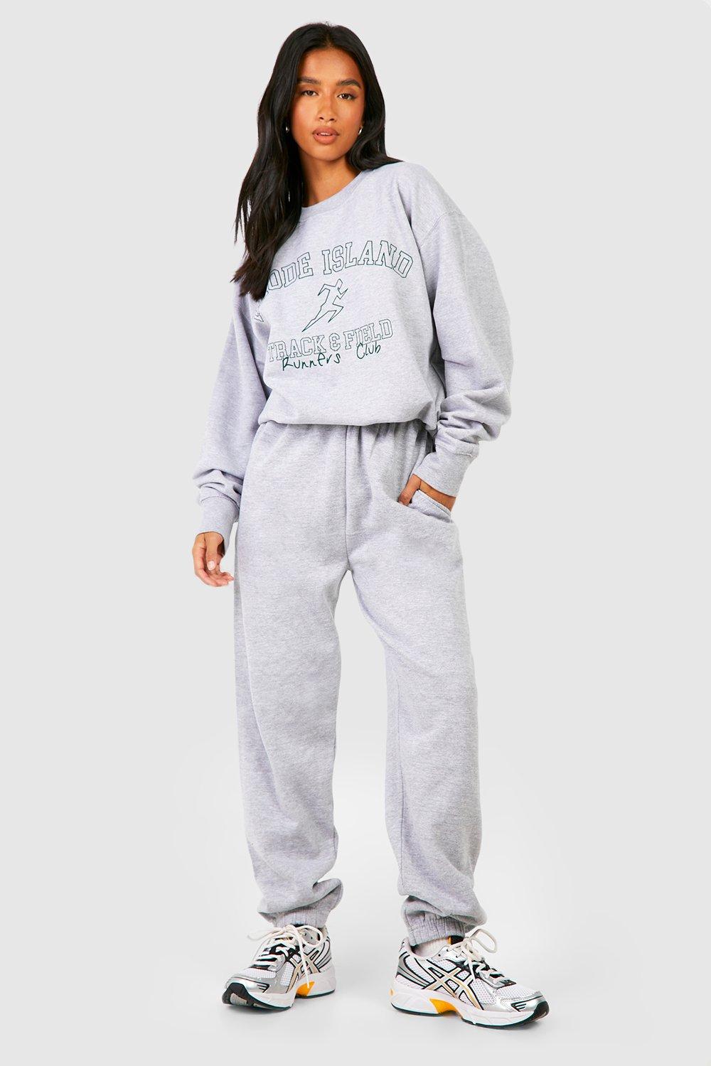 Womens Petite Rhode Island Tracksuit - Grey - M, Grey