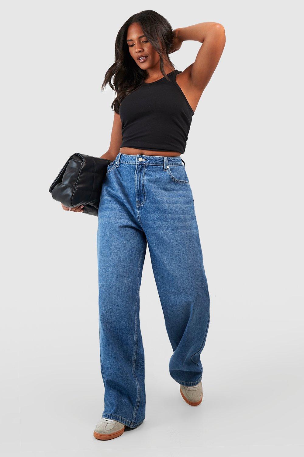 Image of Jeans dritti Plus Size, Azzurro
