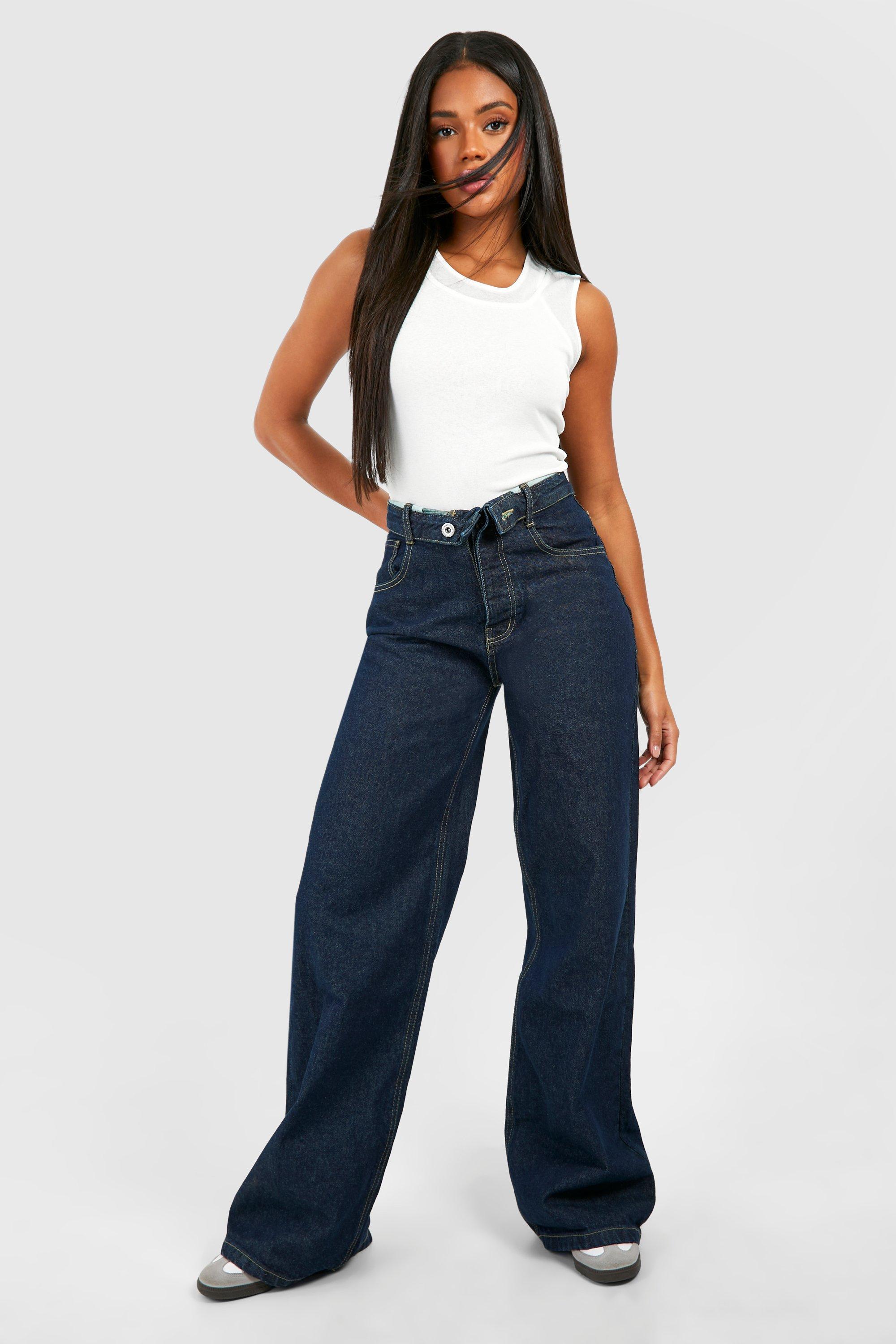 Jean Large Basique - Bleu Indigo - 42, Bleu Indigo