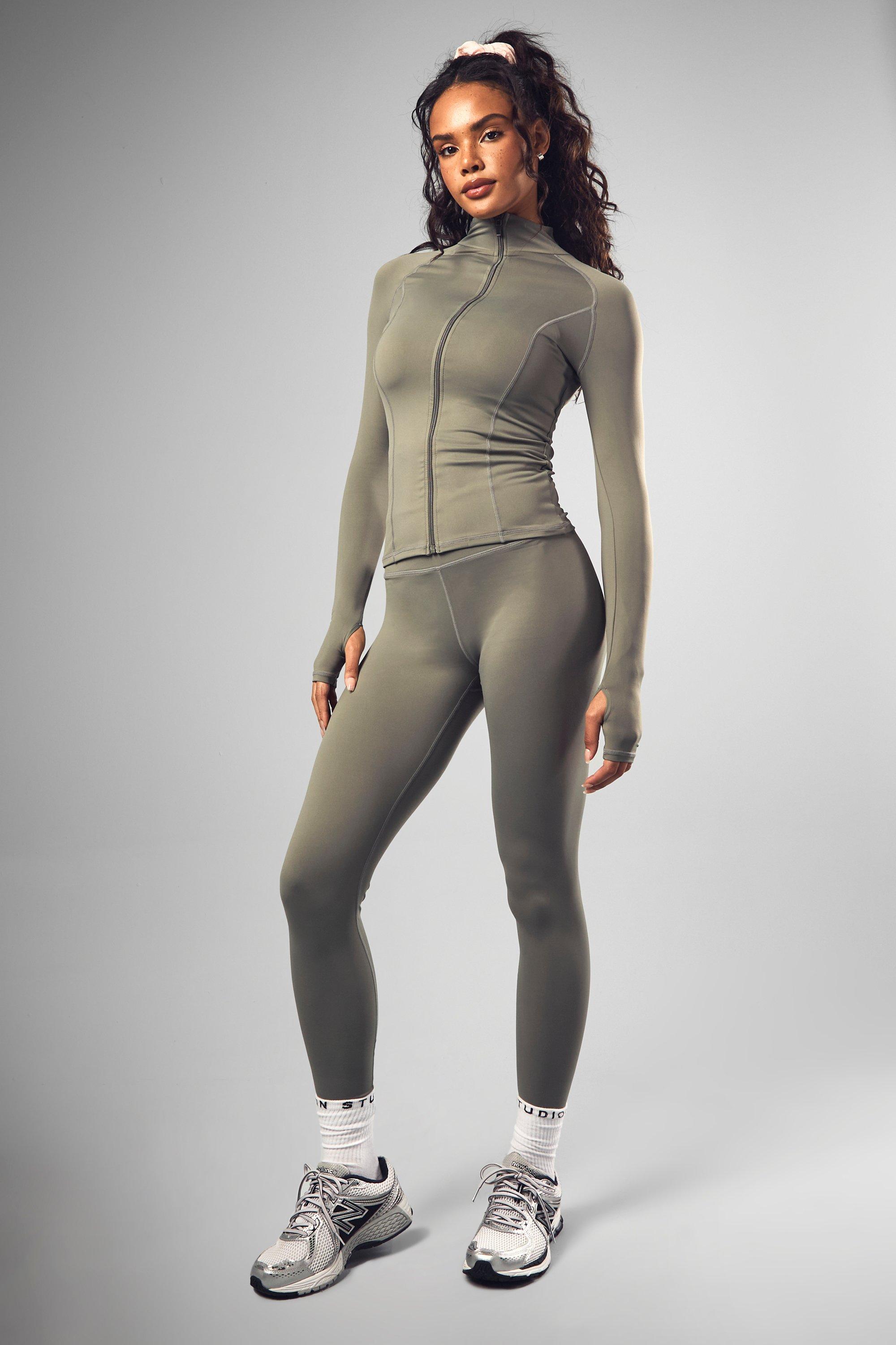 Legging Taille Haute - Vert Kaki - Xxl, Vert Kaki