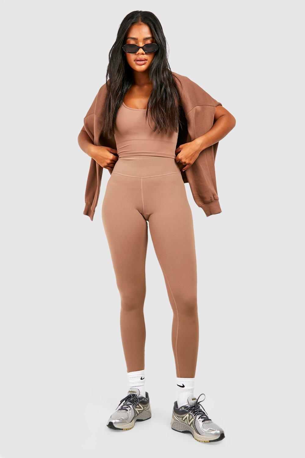 Legging Taille Haute - Marron Moka - Xl, Marron Moka