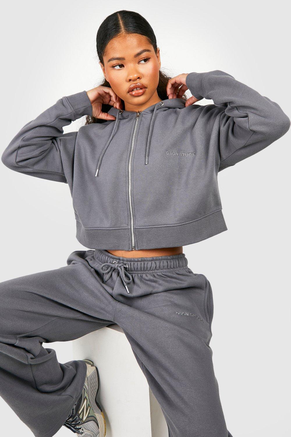 Petite - Survêtement Zippé - Gris Anthracite - S, Gris Anthracite