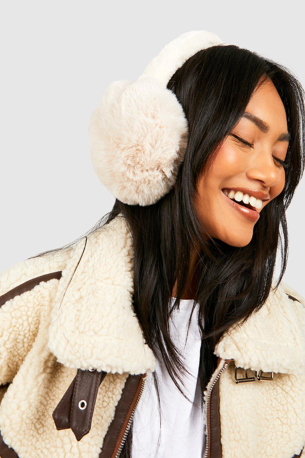 Click to view product details and reviews for Womens Faux Fur Soft Fluffy Earmuffs Beige One Size Beige.