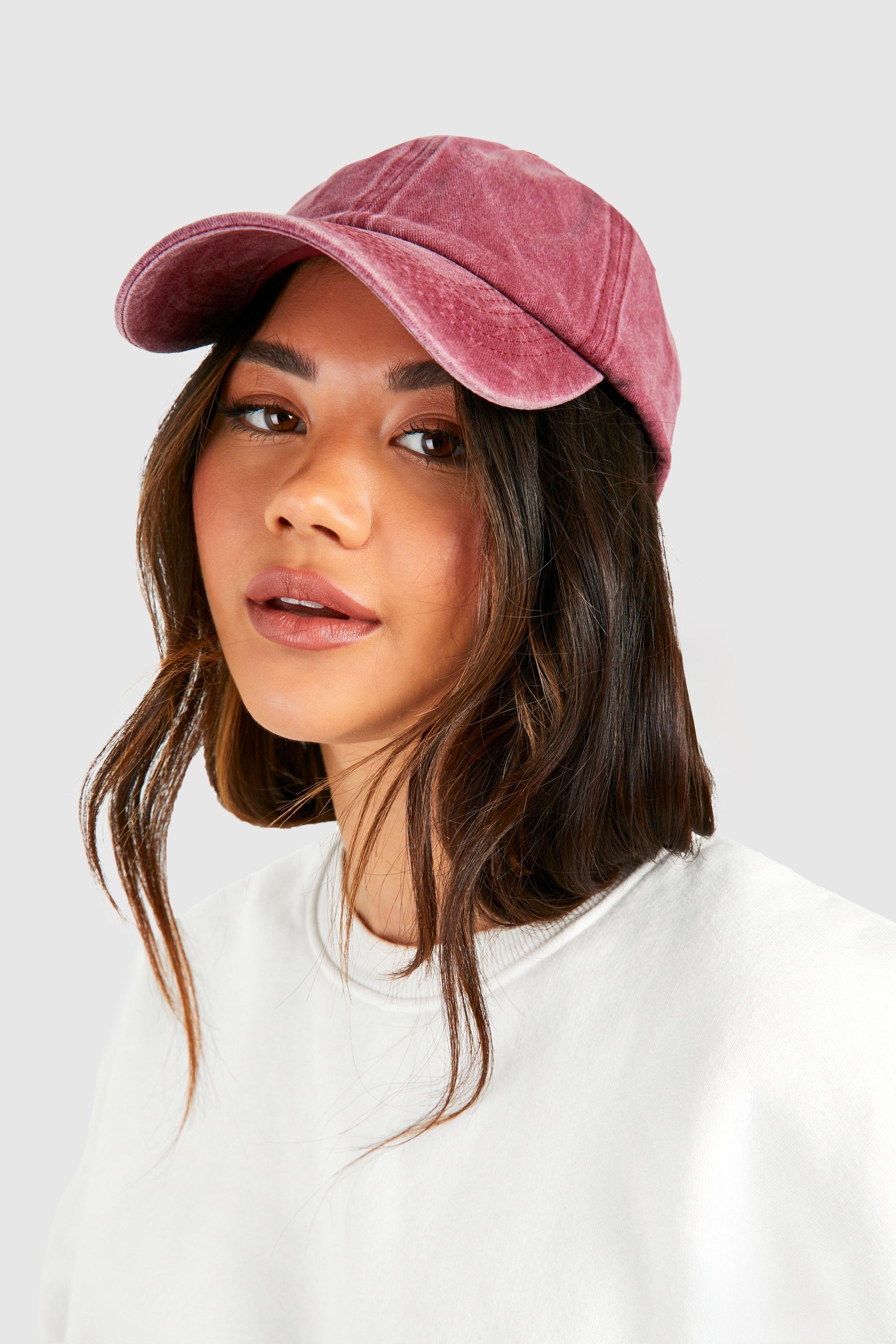 Click to view product details and reviews for Womens Burgundy Washed Baseball Cap Brown One Size Brown.