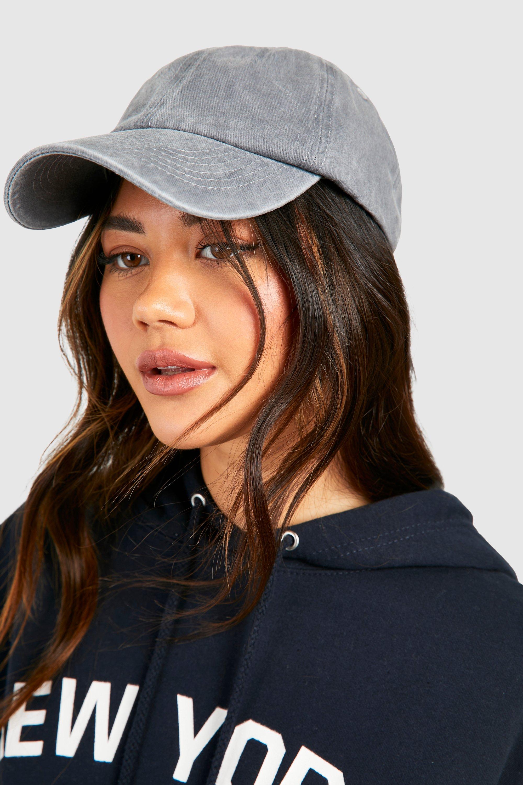 Click to view product details and reviews for Womens Grey Washed Baseball Cap One Size Grey.