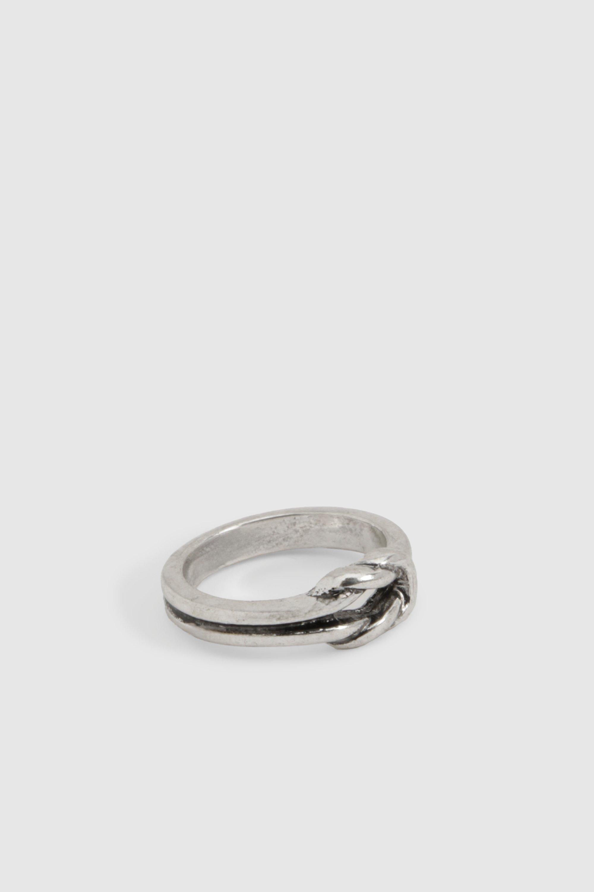 Image of Knot Detail Ring, Grigio