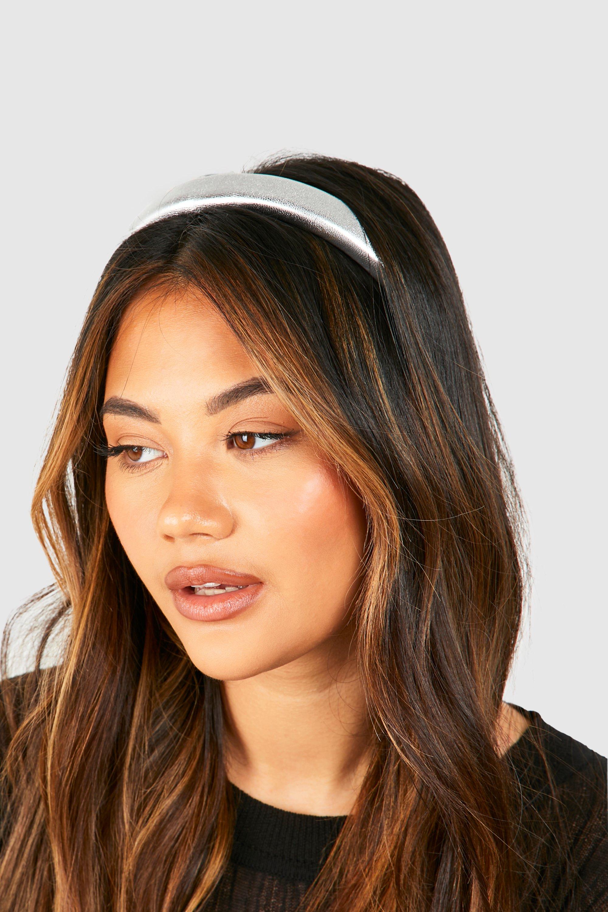 Womens Silver Headband - Grey - One Size, Grey