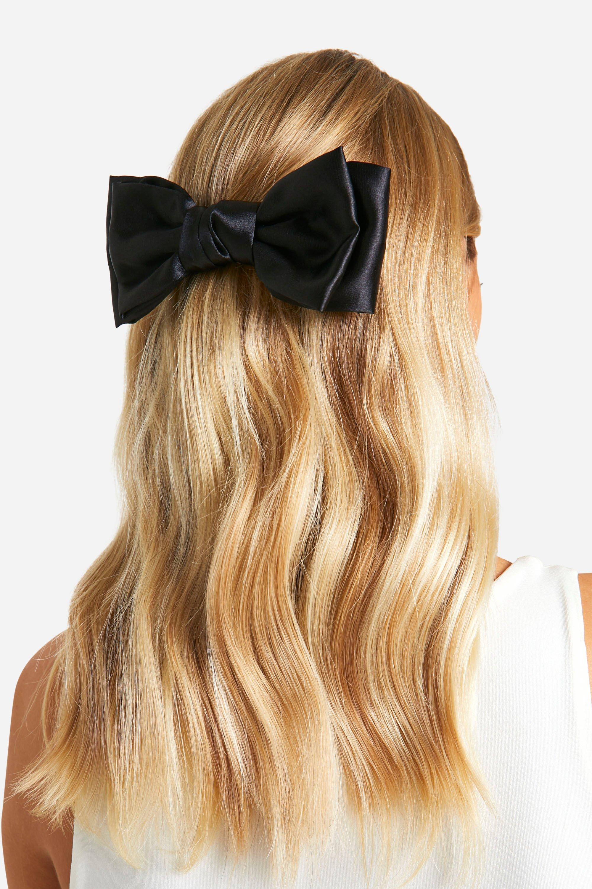 Click to view product details and reviews for Womens Oversized Bow Clip Black One Size Black.