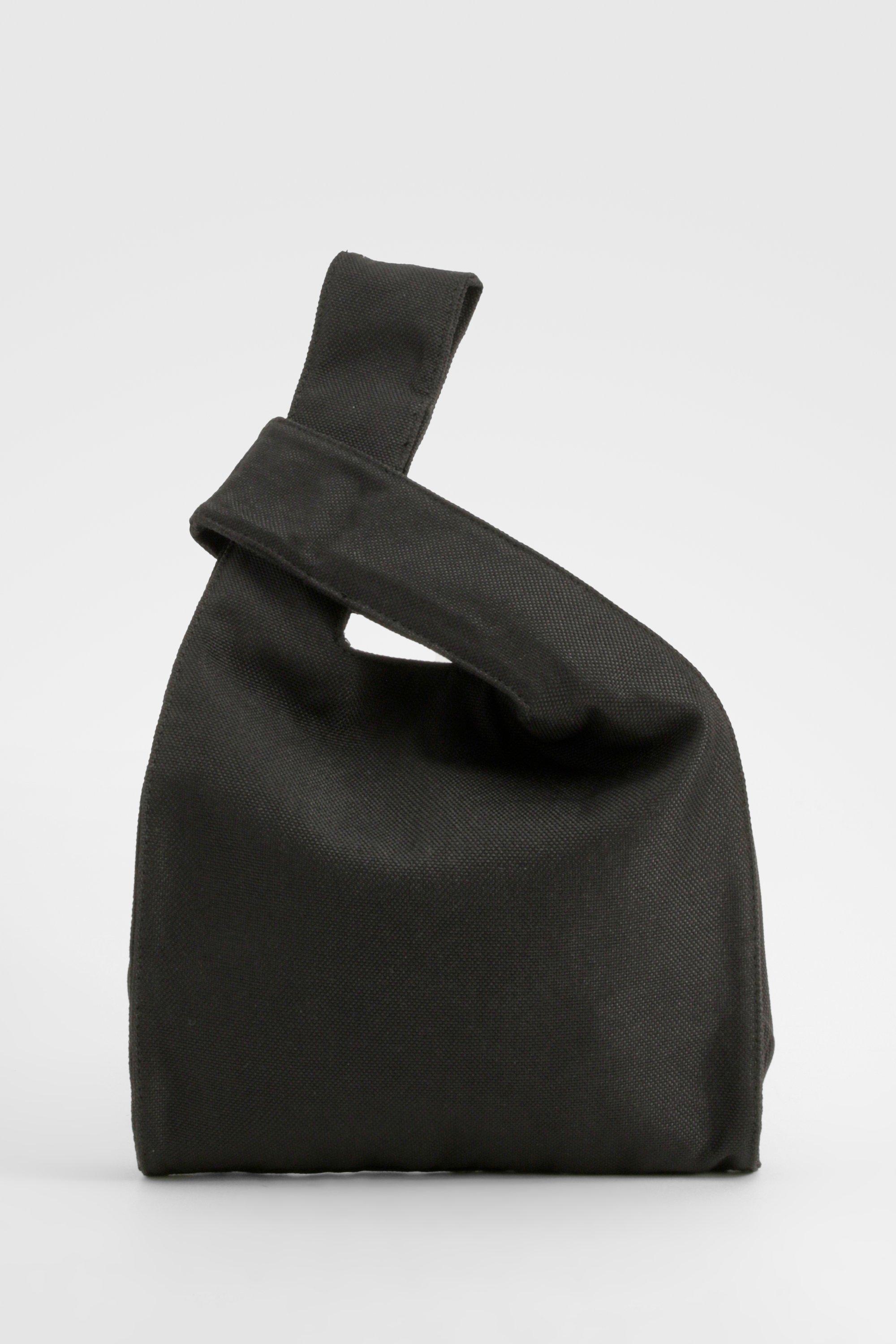 Womens Cross Handle Grab Bag - Black - One Size, Black