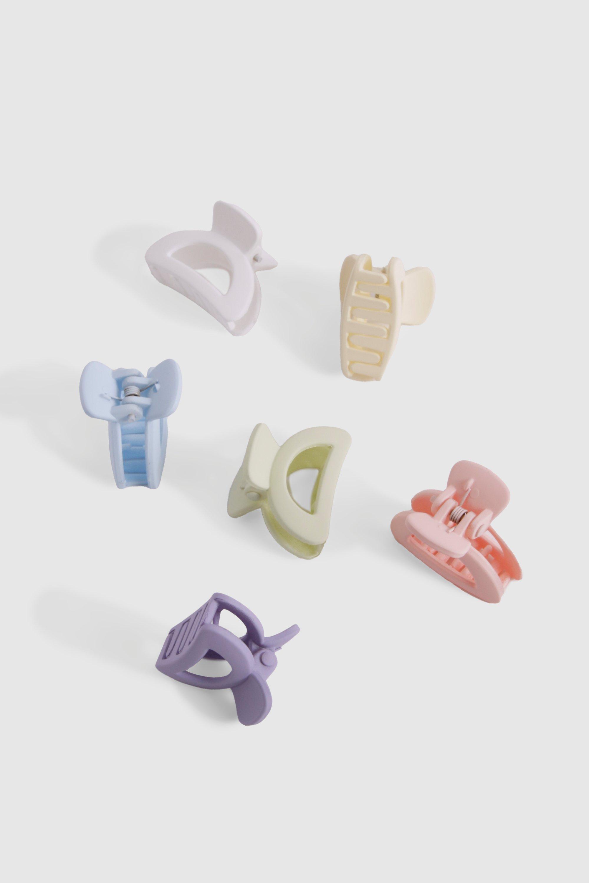 Image of 6 Pack Mini Claw Clips, Multi