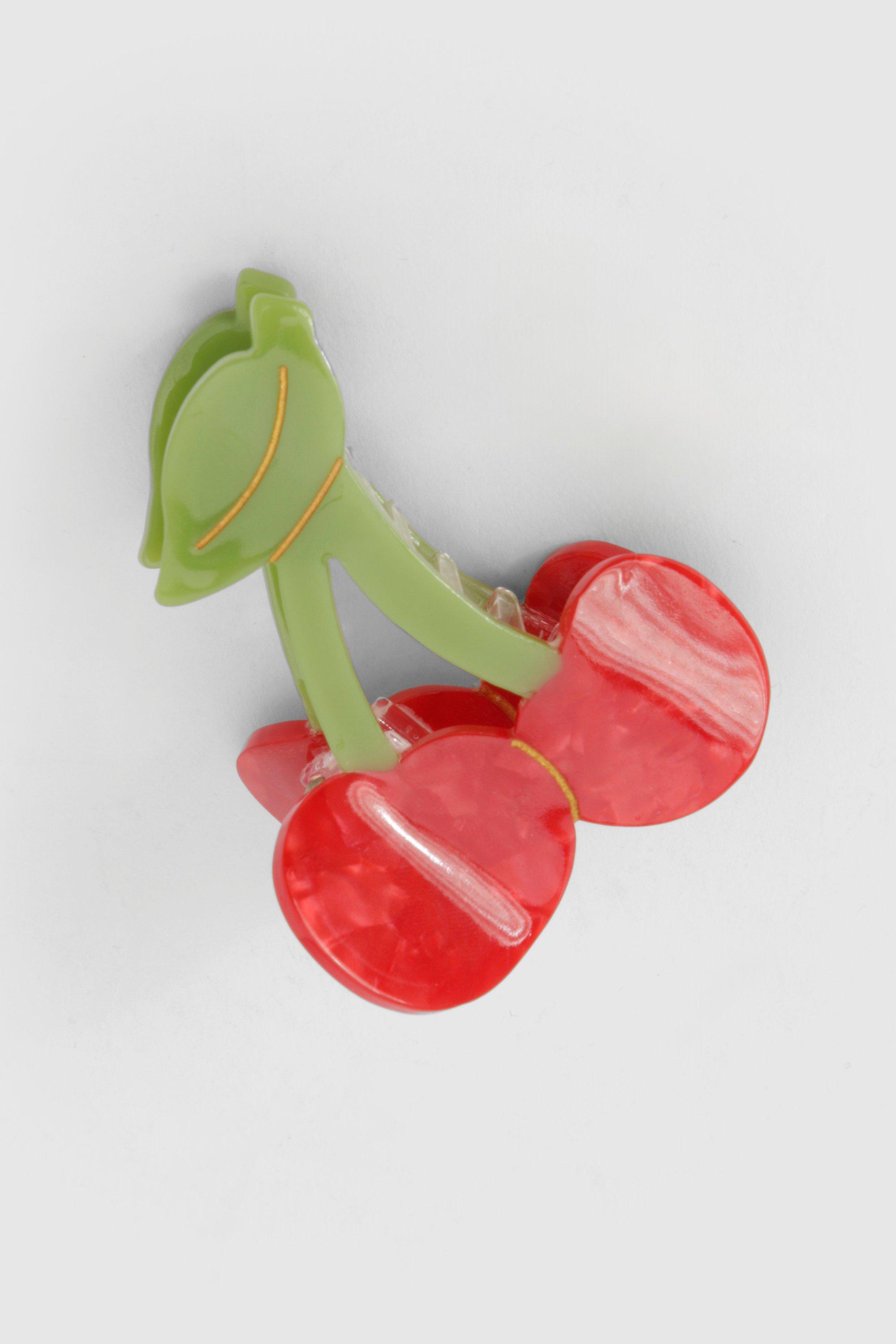 Click to view product details and reviews for Womens Mini Cherry Claw Clip Red One Size Red.