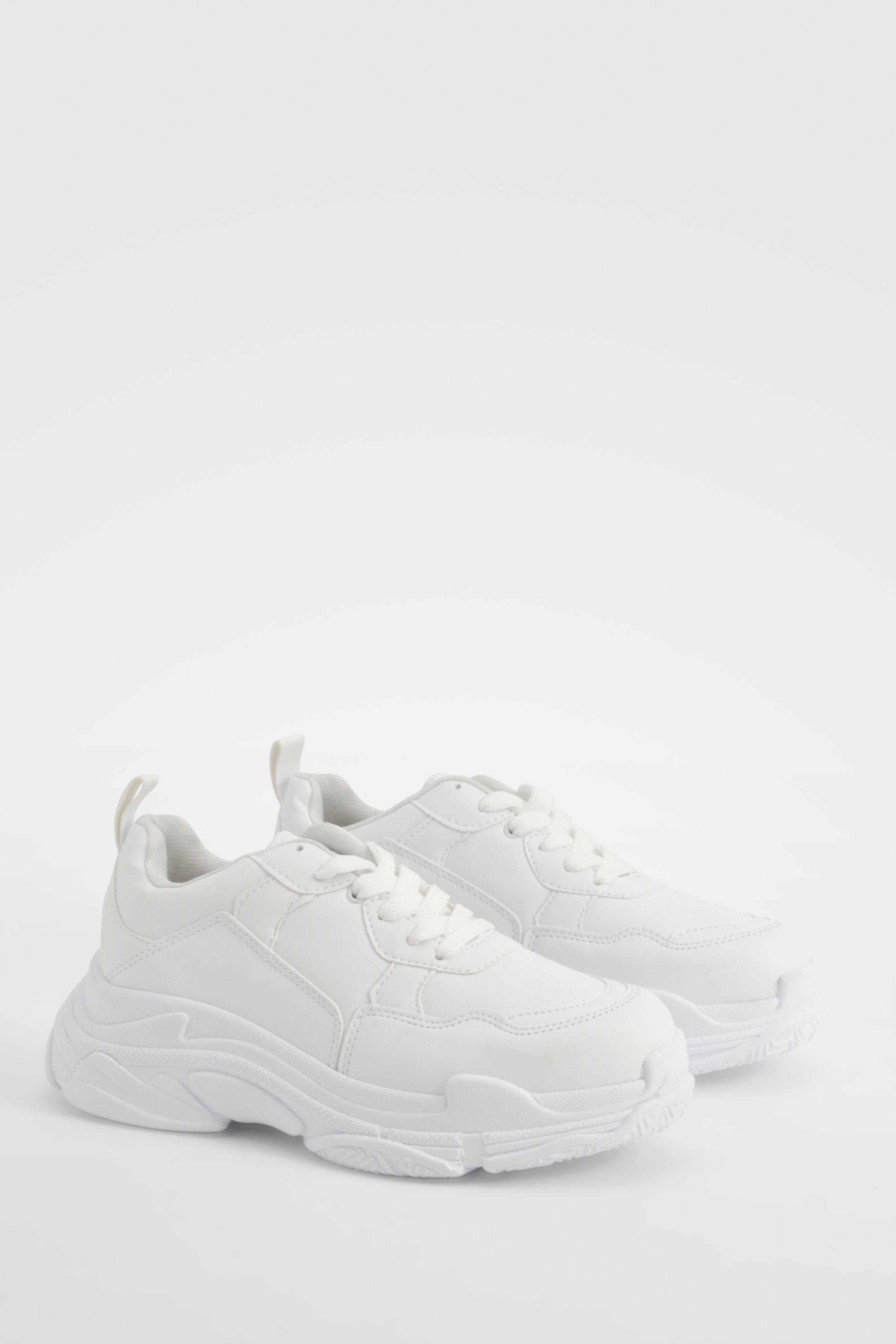 Image of Super Chunky Trainers, Bianco