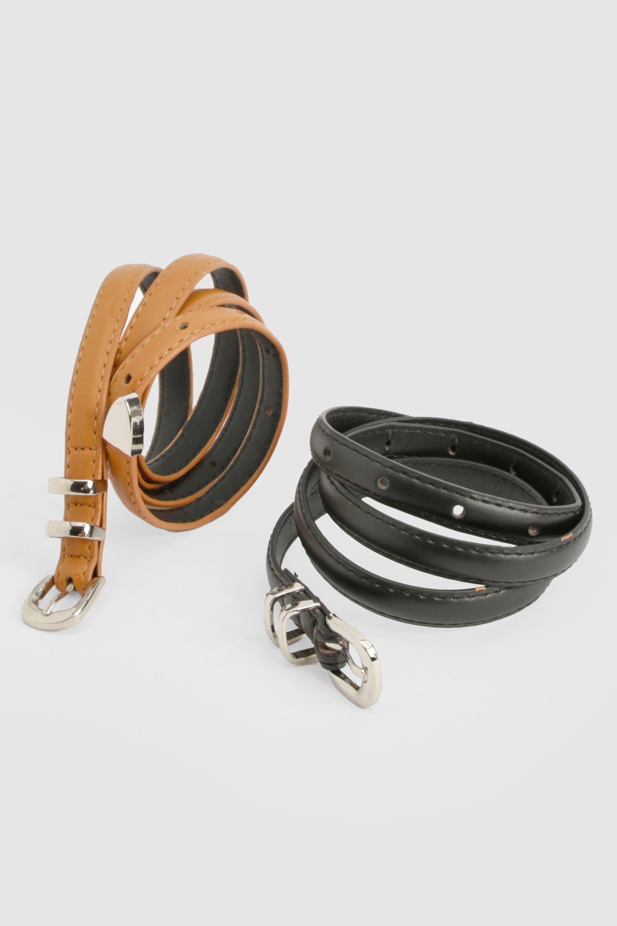 Click to view product details and reviews for Womens Basic Western Belt 2 Pack Multi One Size Multi.