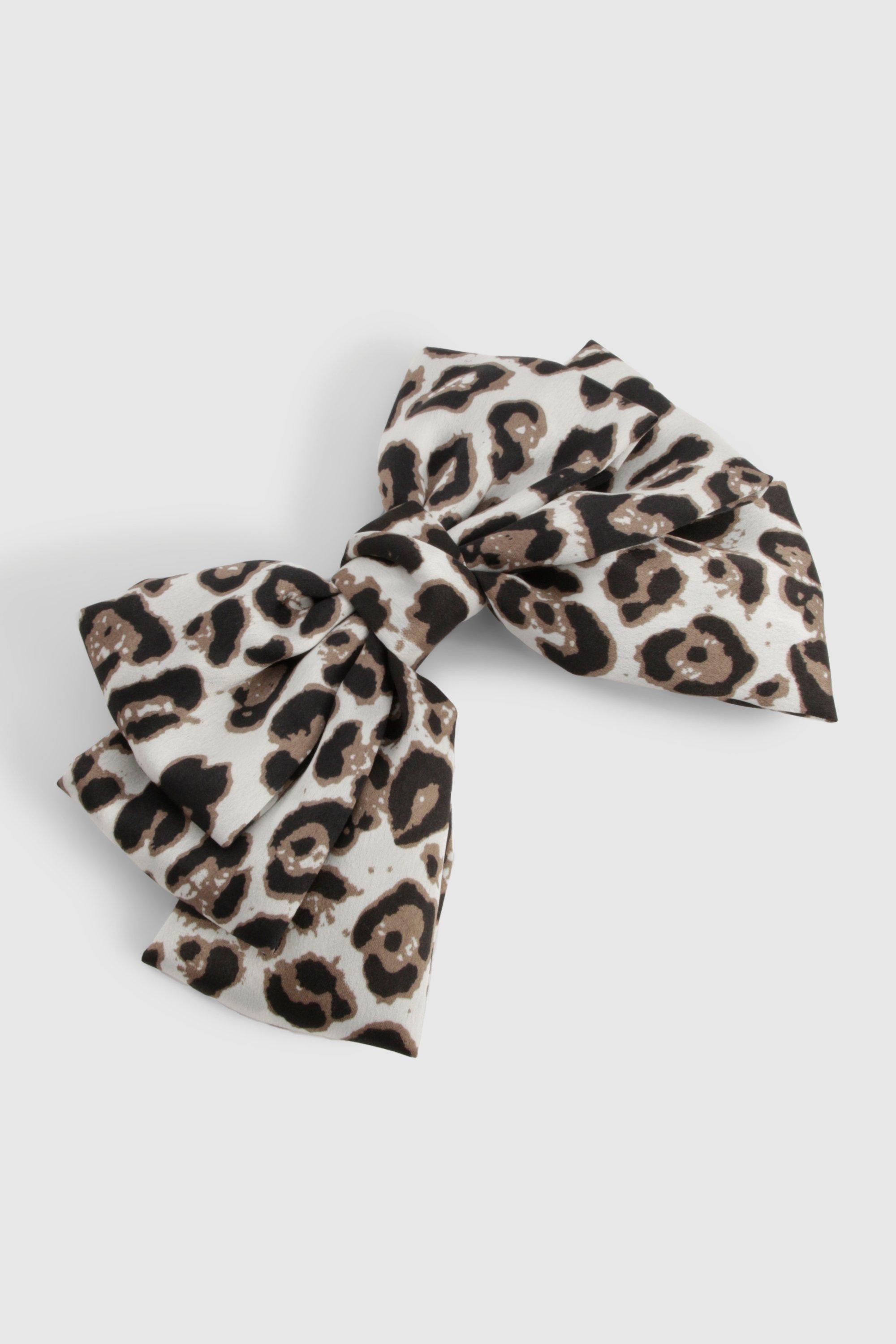 Click to view product details and reviews for Womens Large Leopard Hair Bow Multi One Size Multi.