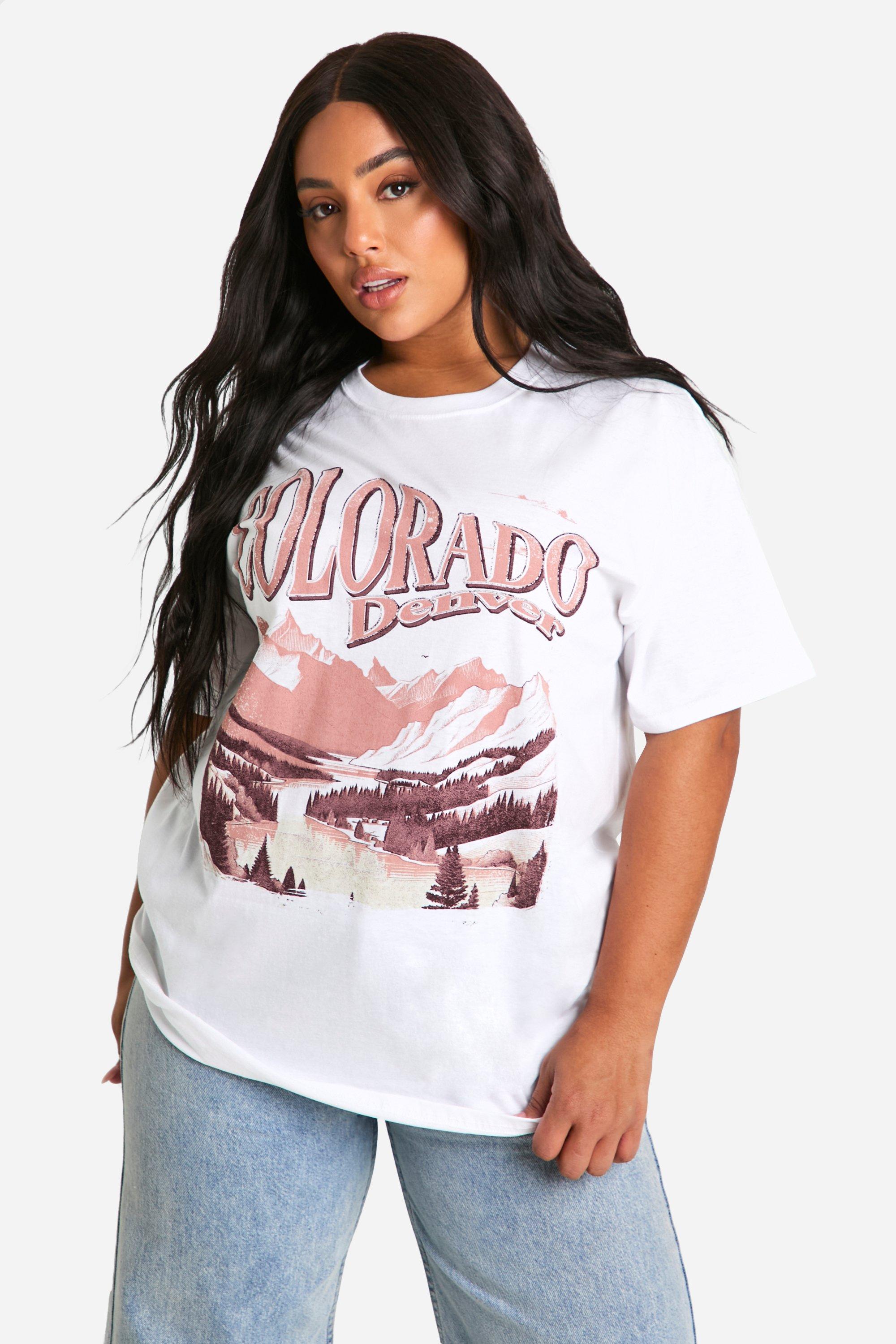 Image of Plus Colorado Oversized T Shirt, Bianco