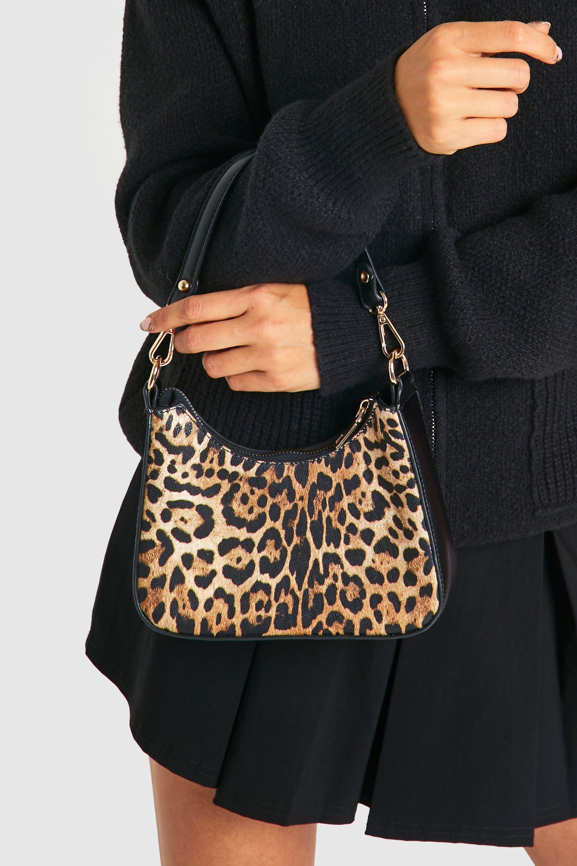 Womens Leopard Grab Bag - Multi - One Size, Multi