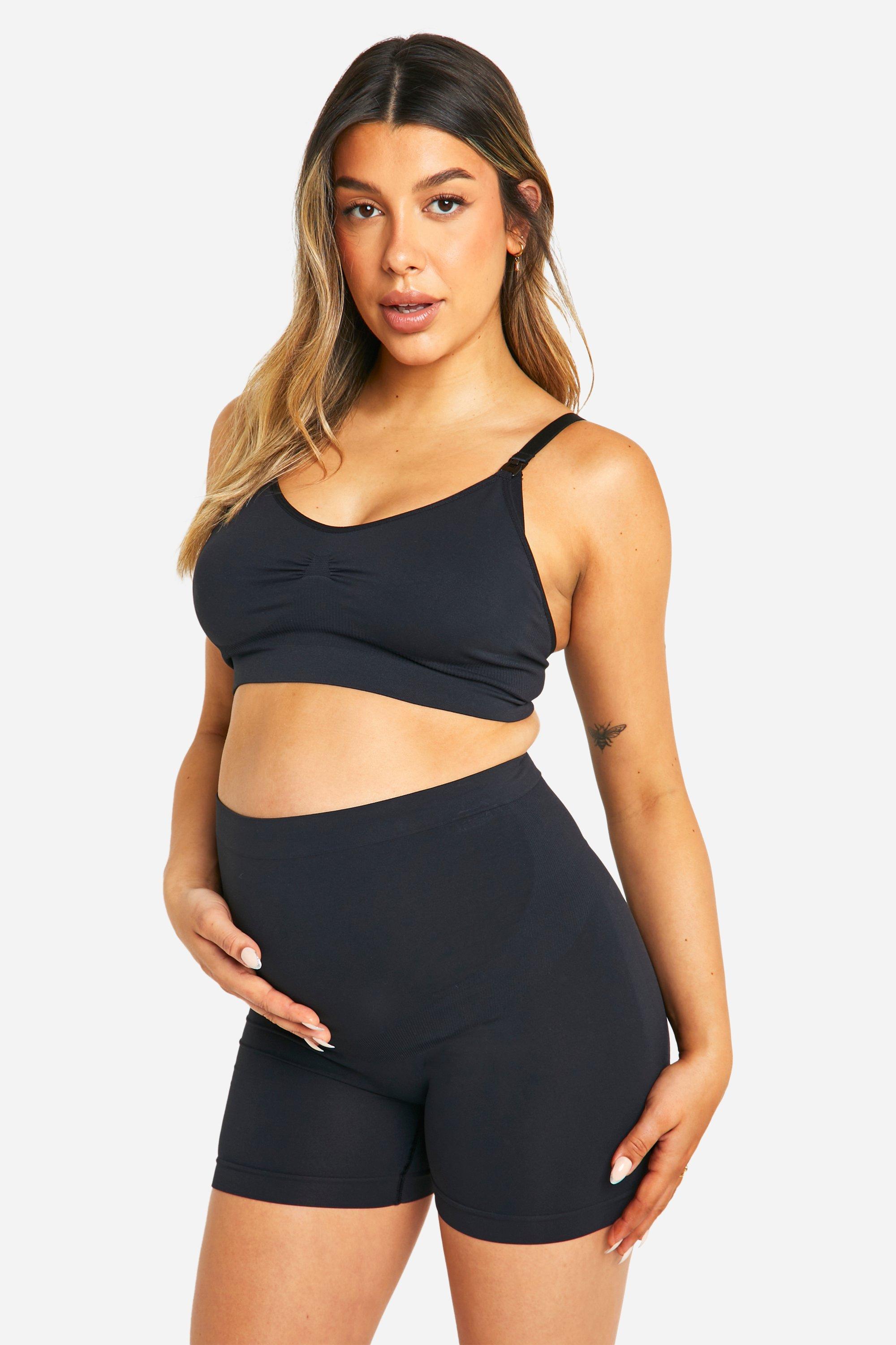 Womens Maternity Contour Shapewear Shorts - Black - M, Black