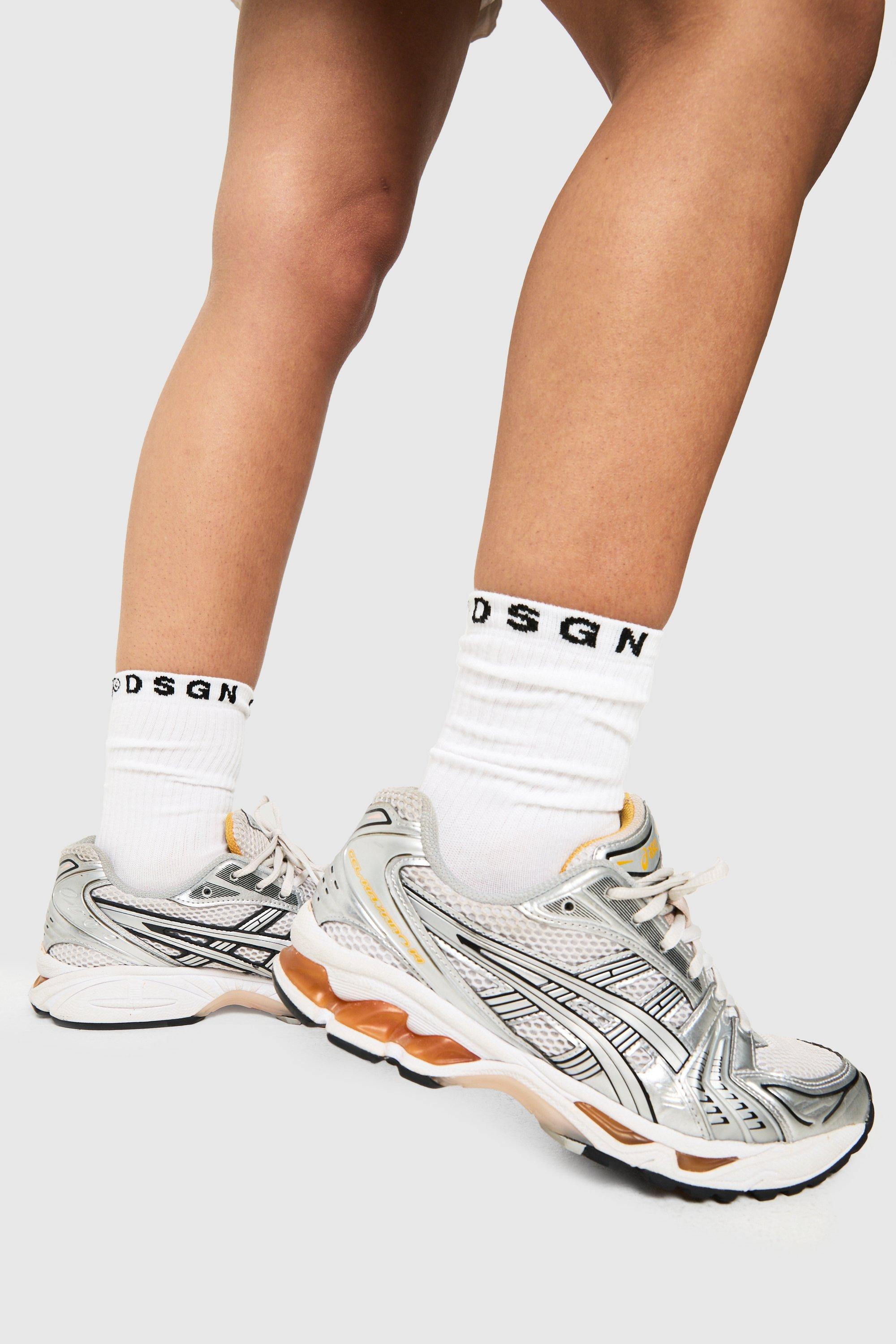 Image of Calzini sportivi Dsgn Studio - set di 3 paia, Bianco