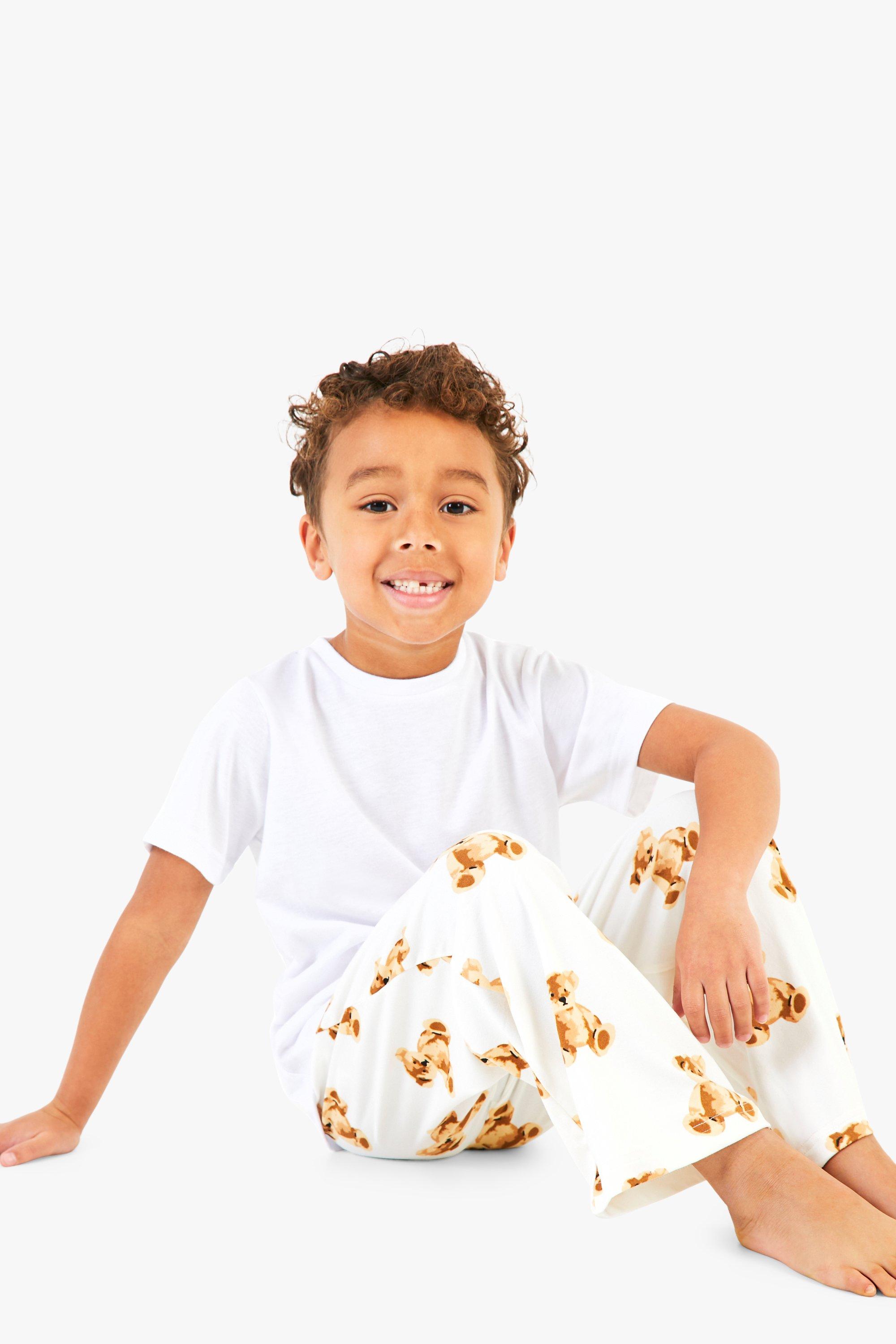 Image of Pigiama per bambini con orsetto, Bianco
