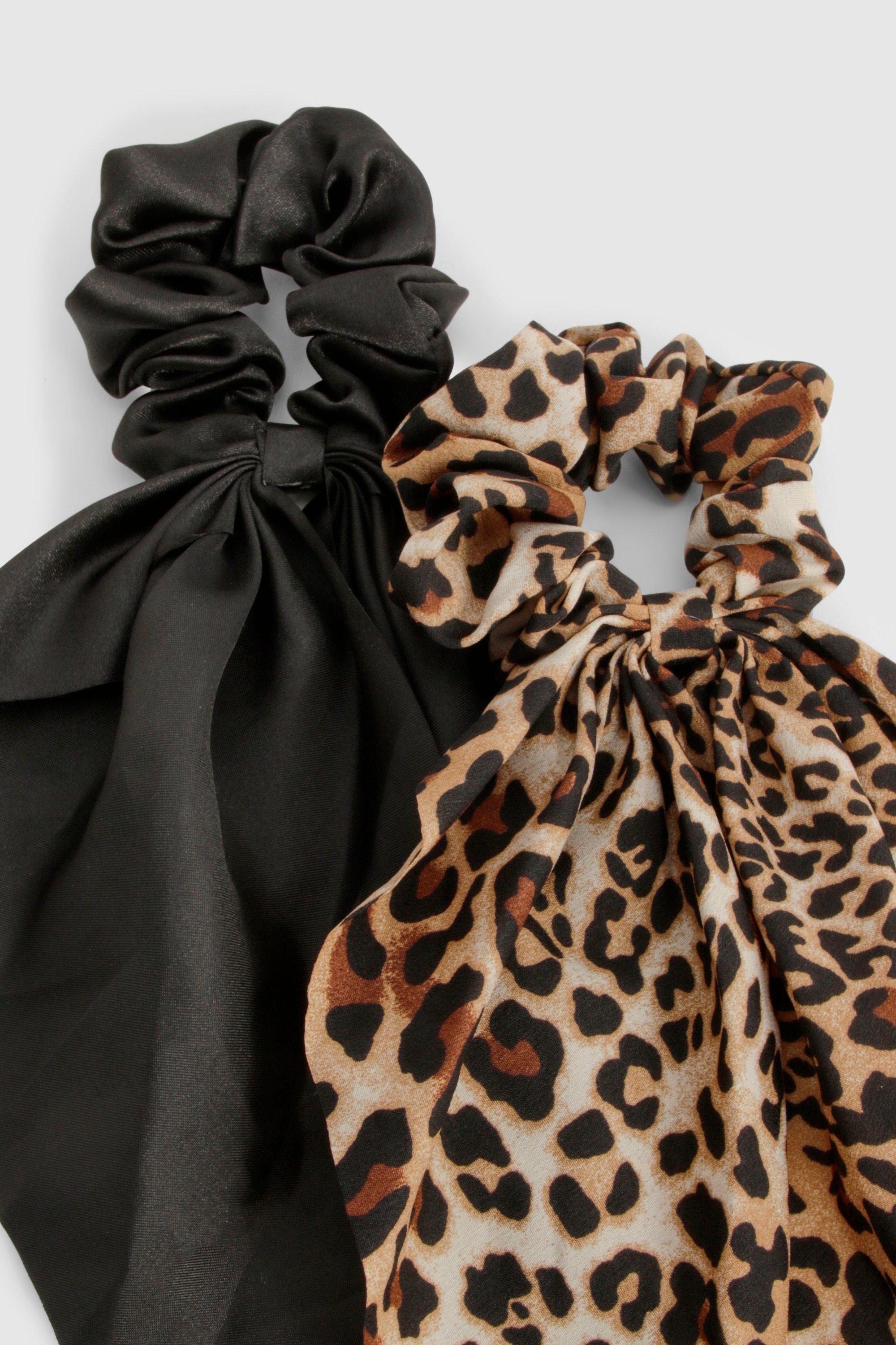 Click to view product details and reviews for Womens Leopard Scrunchies 2 Pack Multi One Size Multi.