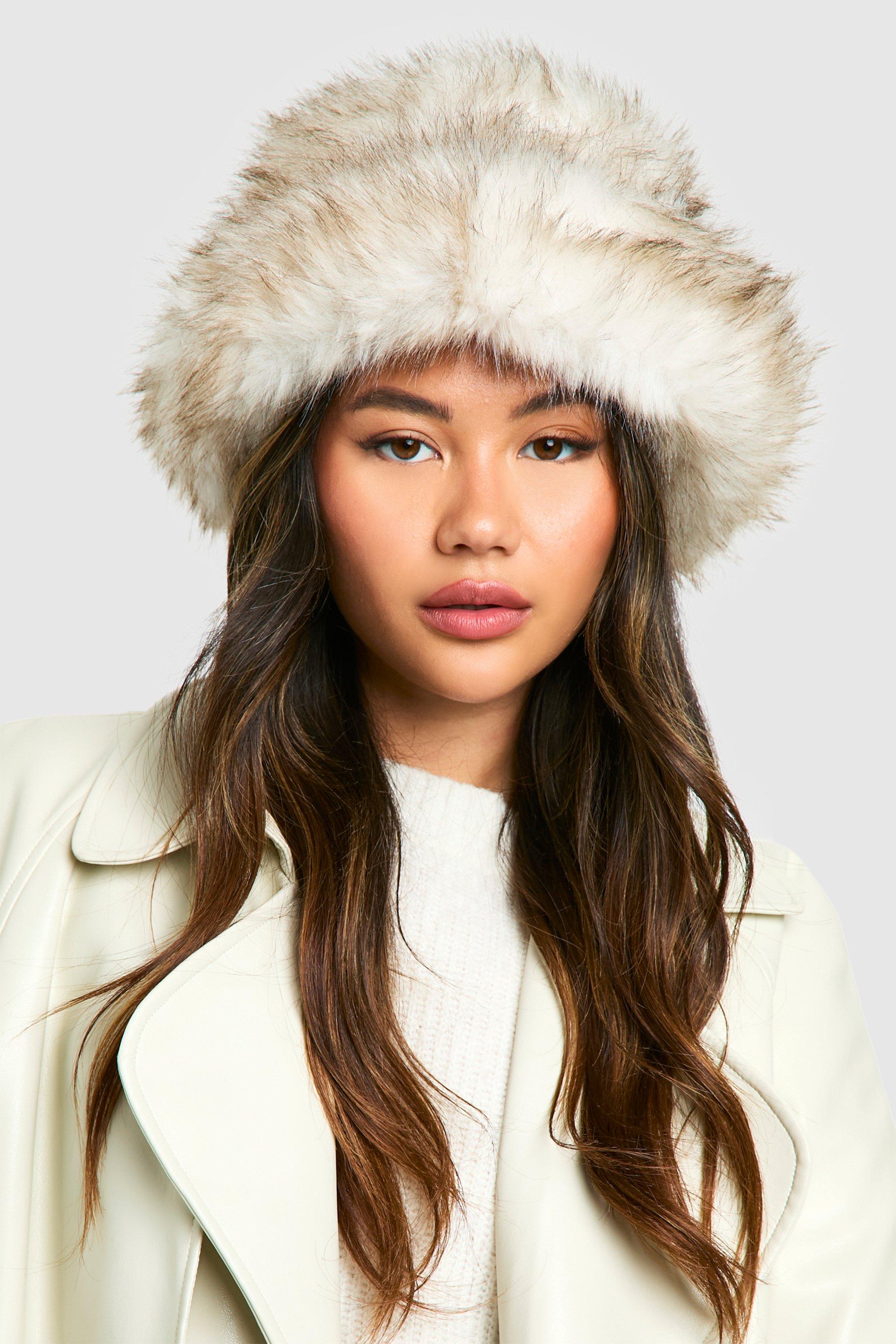 Click to view product details and reviews for Womens Luxe Faux Fur Bucket Hat Cream One Size Cream.