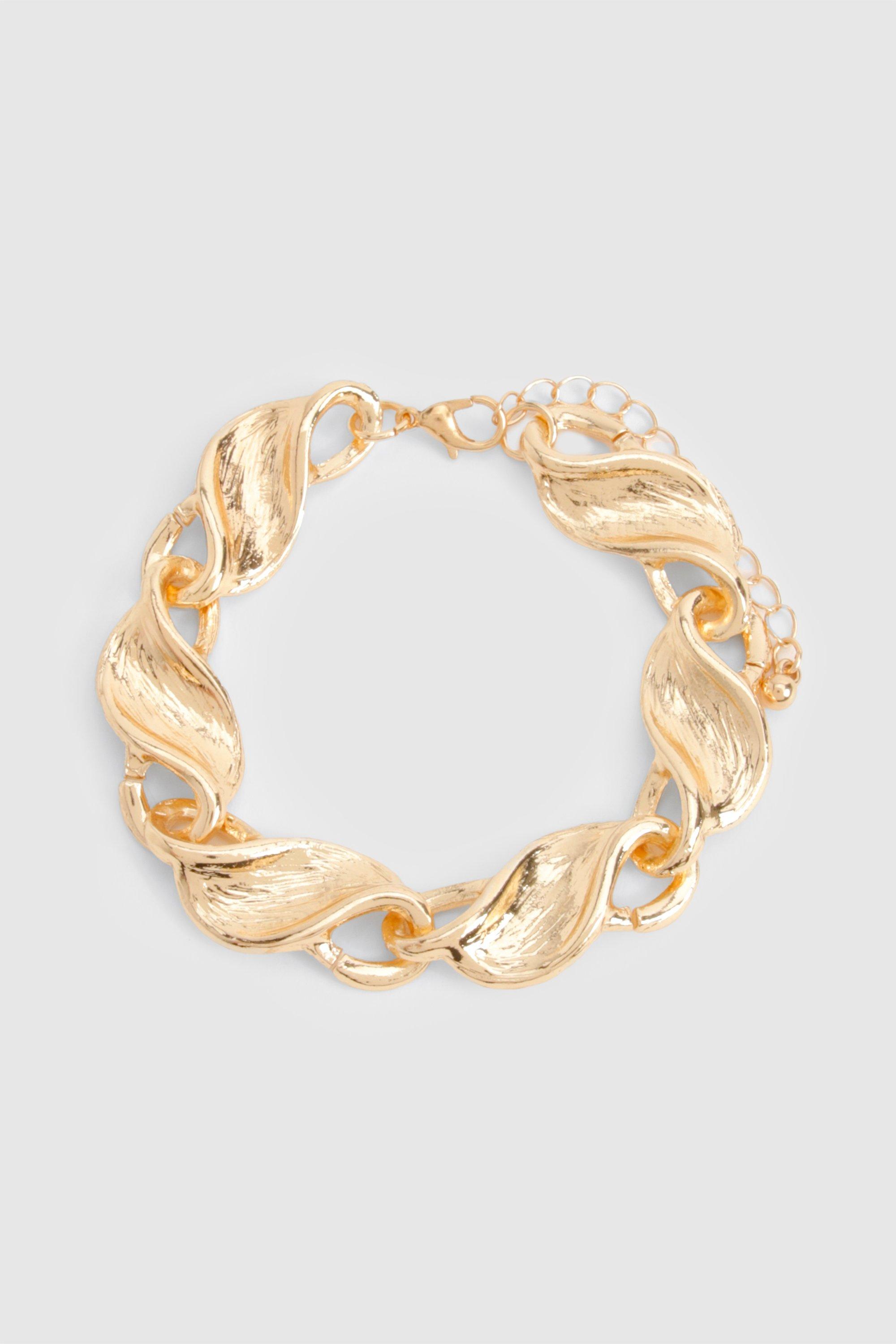 Womens Chunky Chain Bracelet - Gold - One Size, Gold