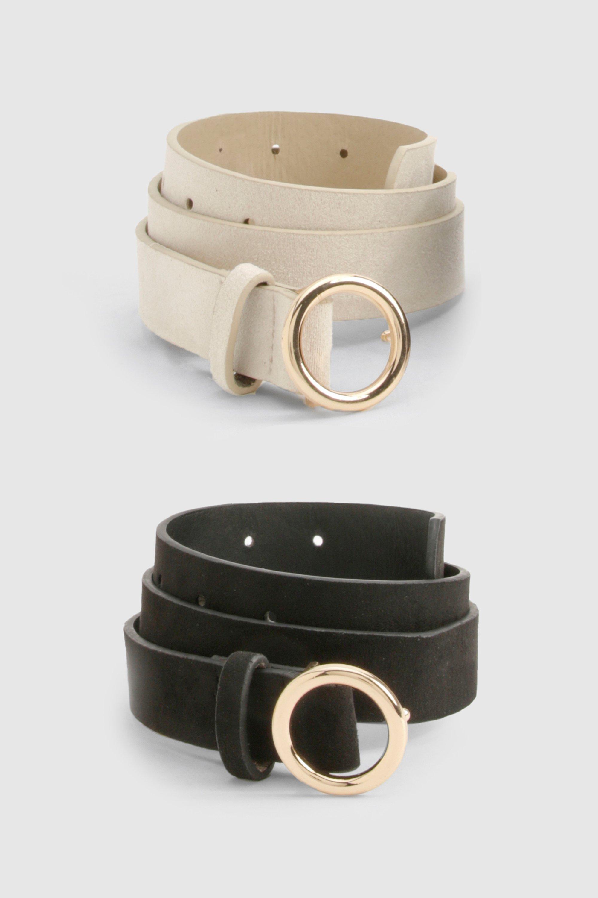 Click to view product details and reviews for Womens Faux Suede Tonal Belt 2 Pack Multi M Multi.