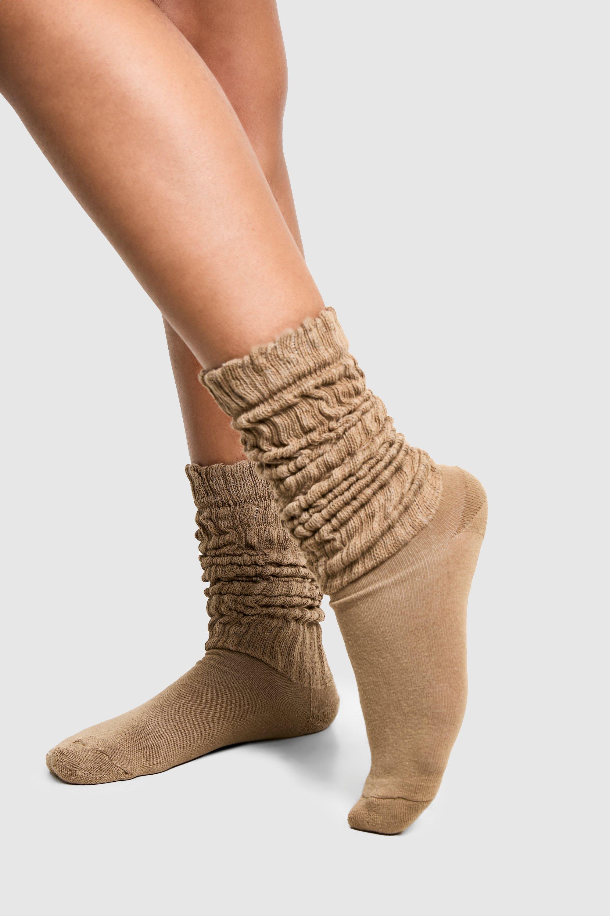 Image of Calzini extra comodi a coste morbide, Beige