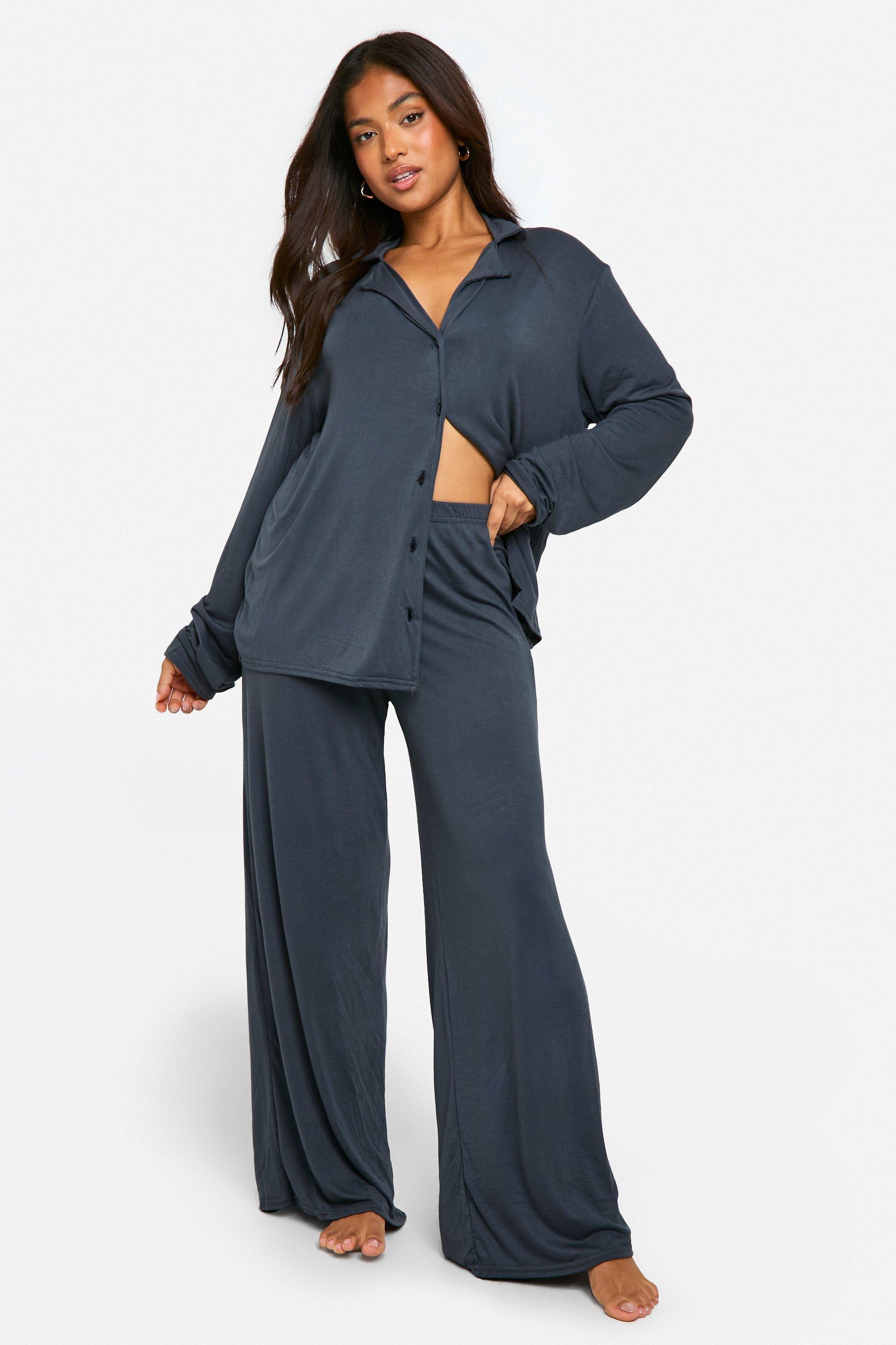 Image of Set pigiama Petite a maniche lunghe, Navy