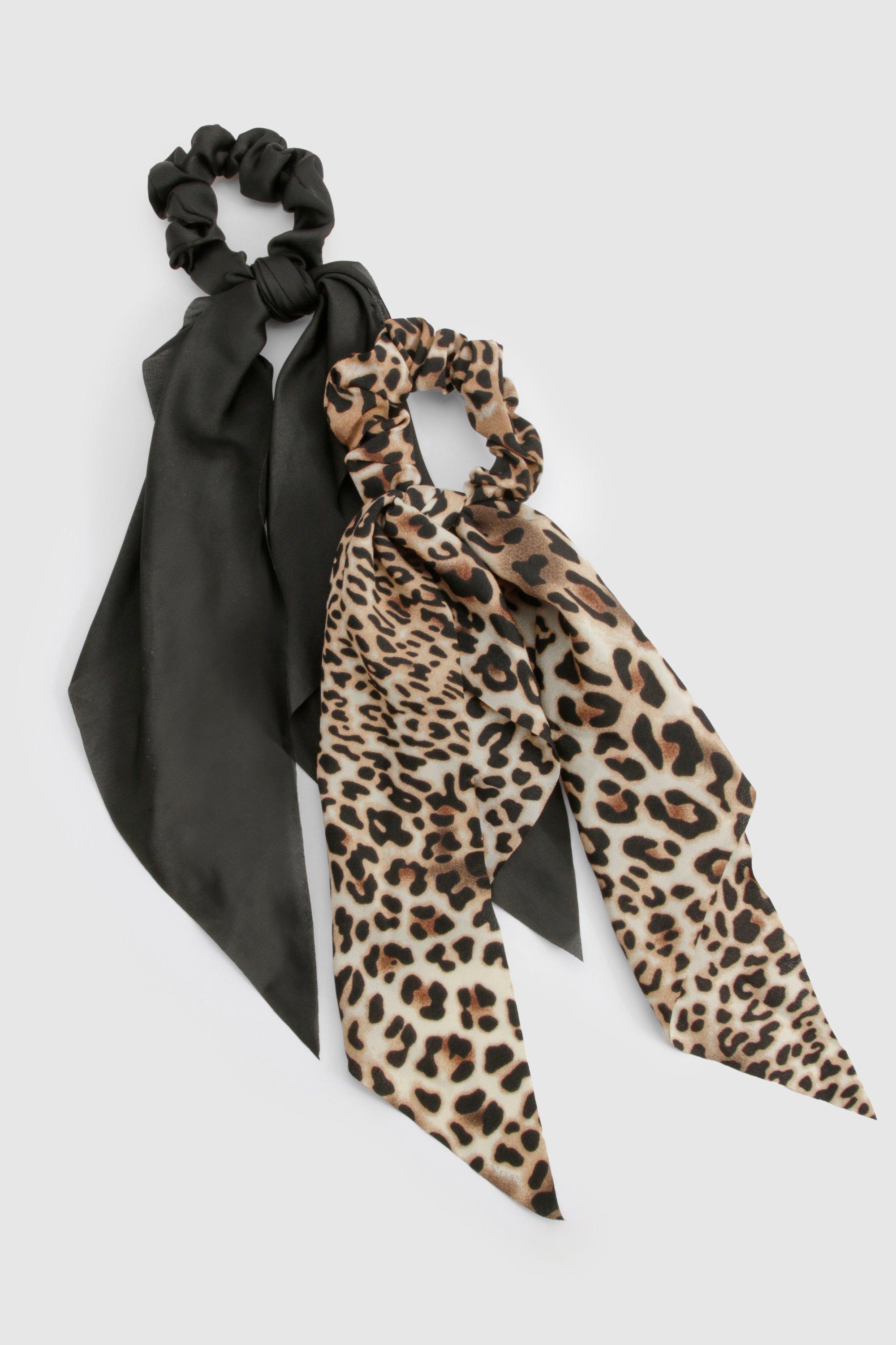 Click to view product details and reviews for Womens Leopard Scrunchies 2 Pack Multi One Size Multi.