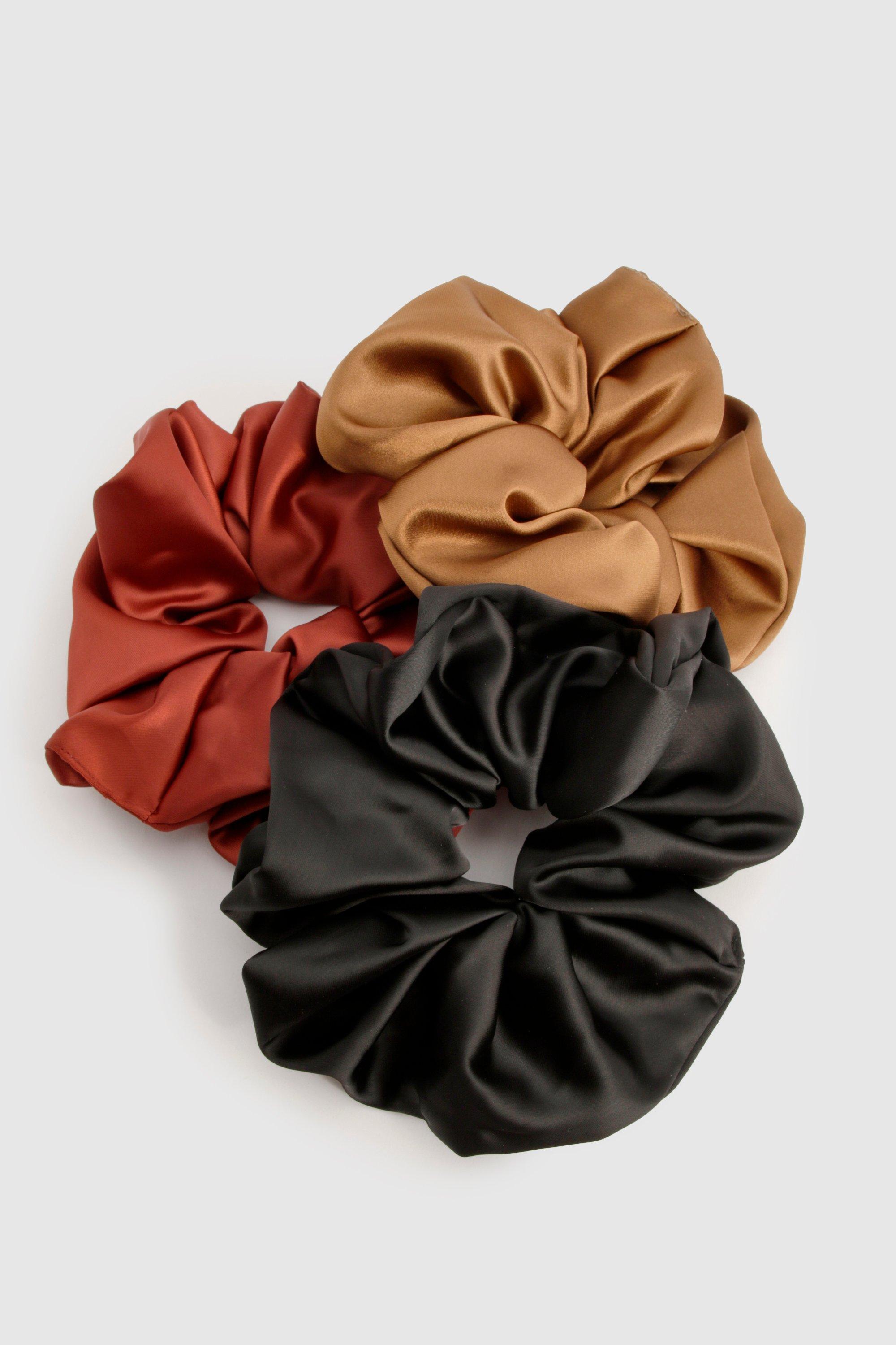 Click to view product details and reviews for Womens 3 Pack Satin Oversized Scrunchie Multi One Size Multi.